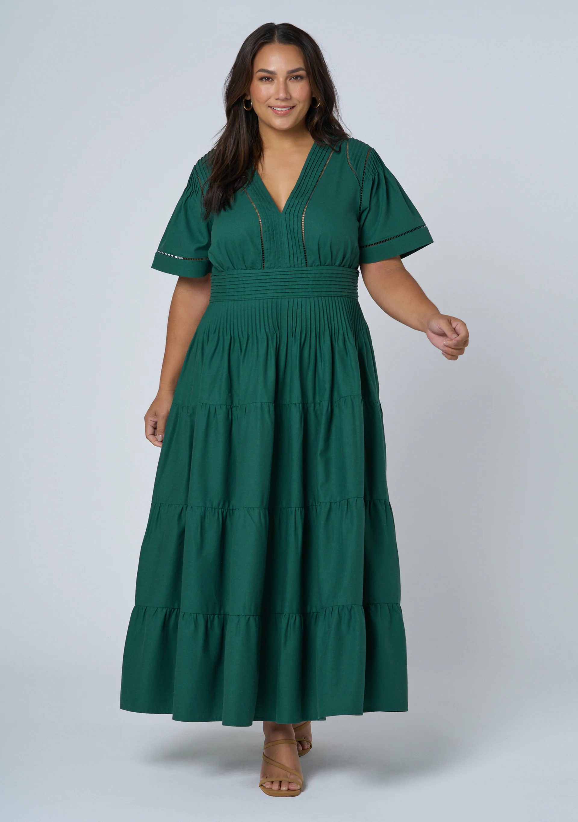 Abby Linen Maxi Dress - Image 3