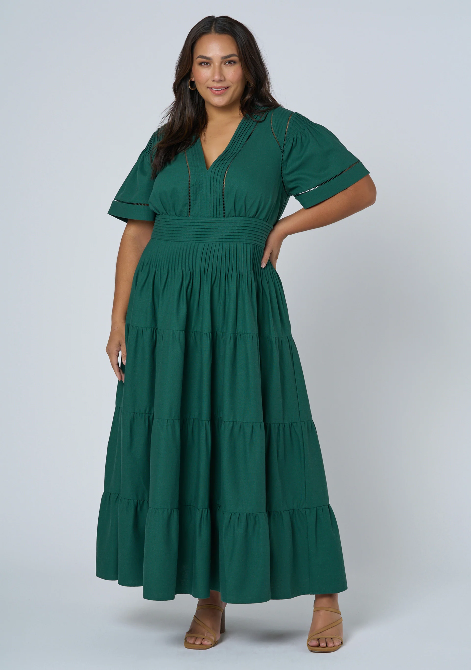 Abby Linen Maxi Dress - Image 4