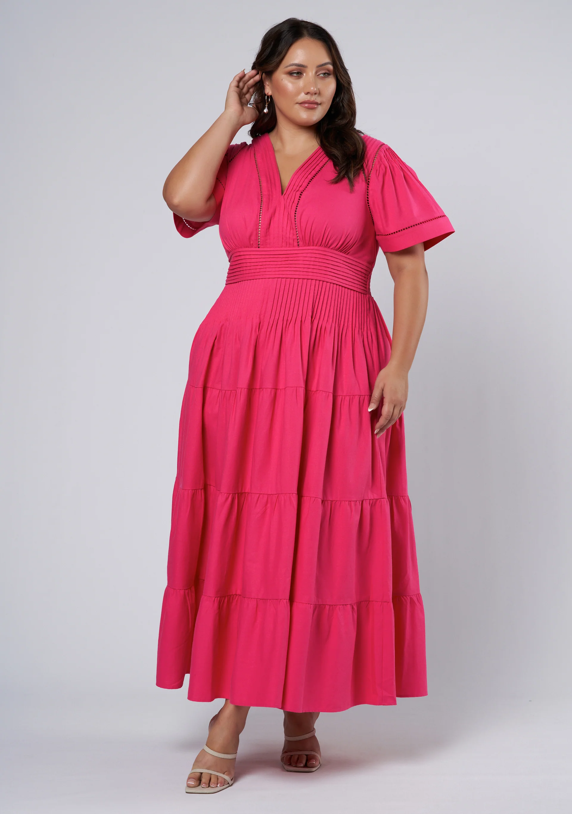 Abby Linen Maxi Dress - Image 4