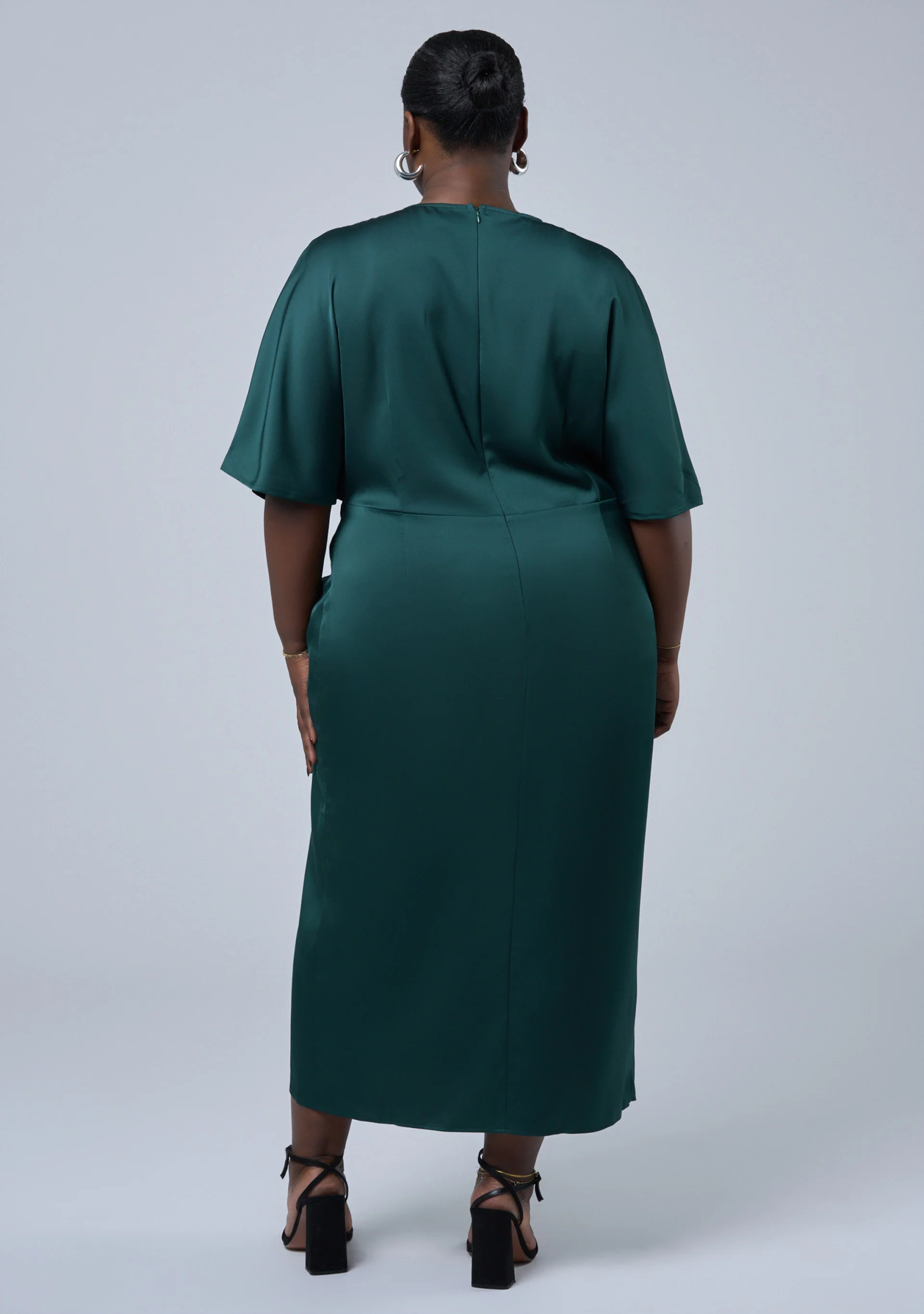 Act Up Satin Midi Dress - Image 5