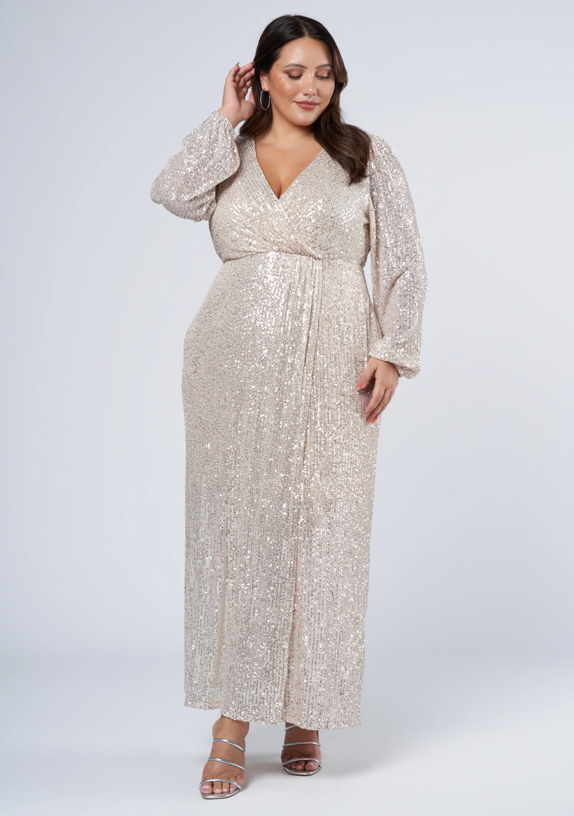 All I Want Sequin Maxi Dress - Image 4