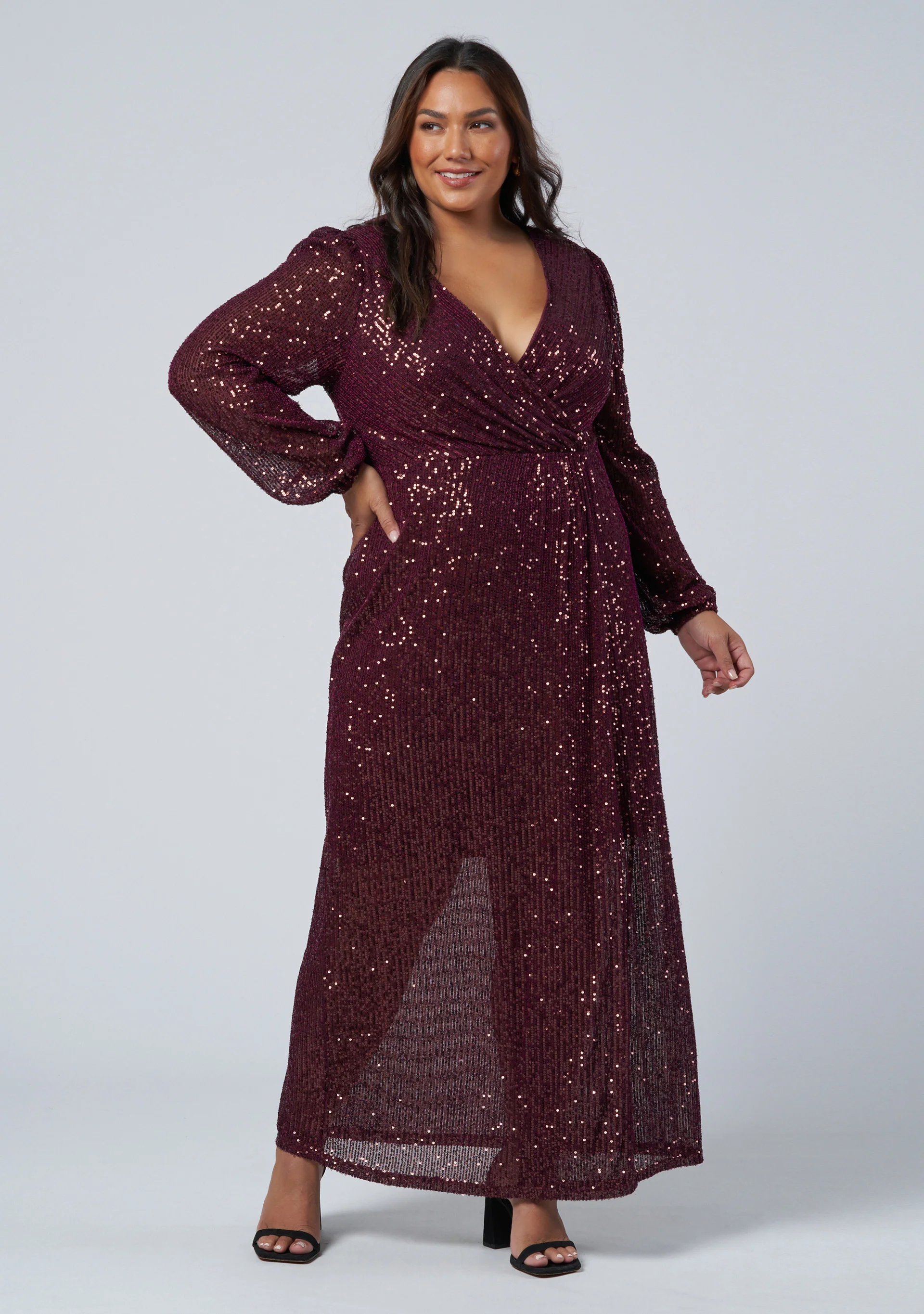 All I Want Sequin Maxi Dress - Image 2