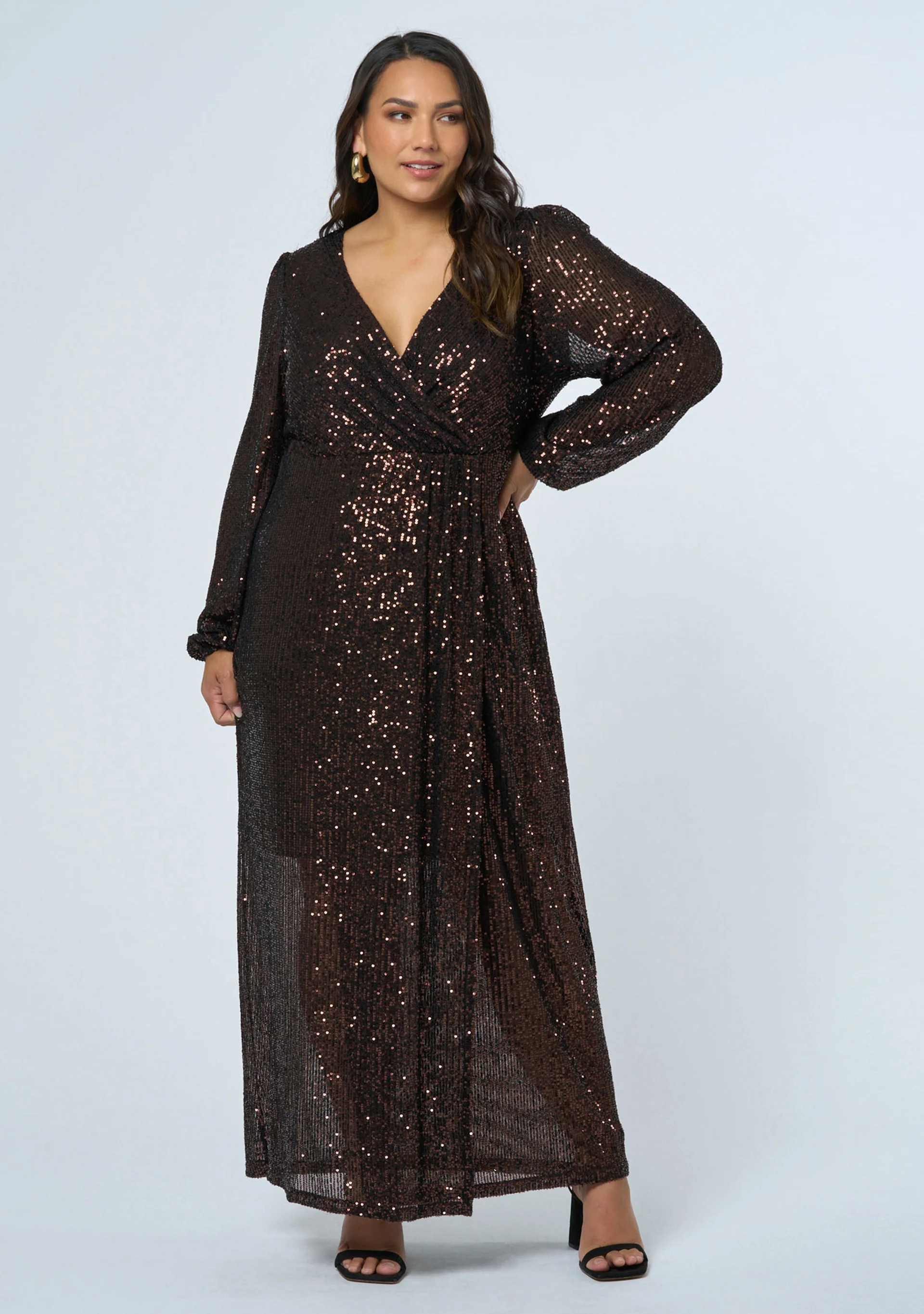 All I Want Sequin Maxi Dress - Image 4