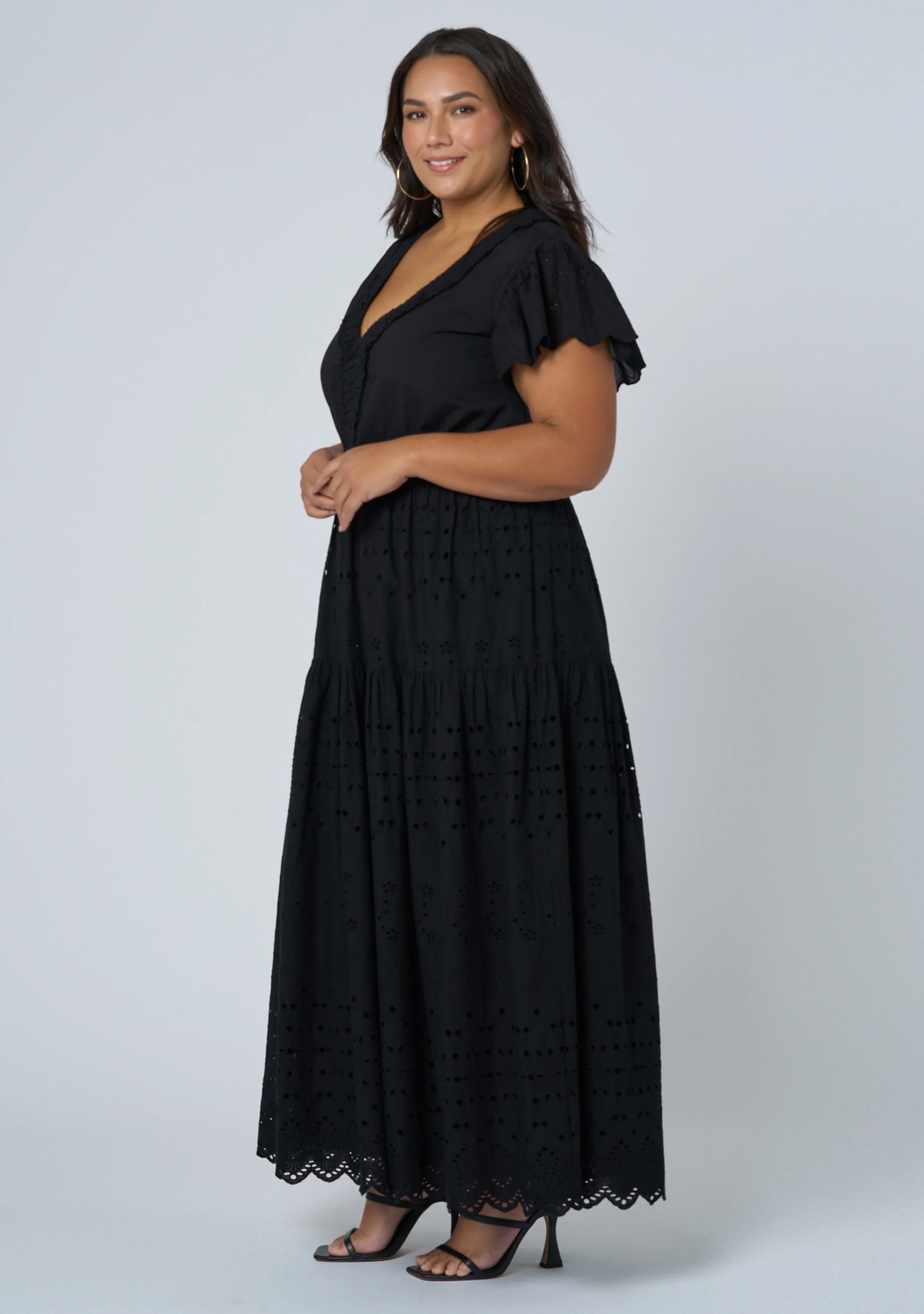 Allegra Broderie Maxi Dress - Image 5