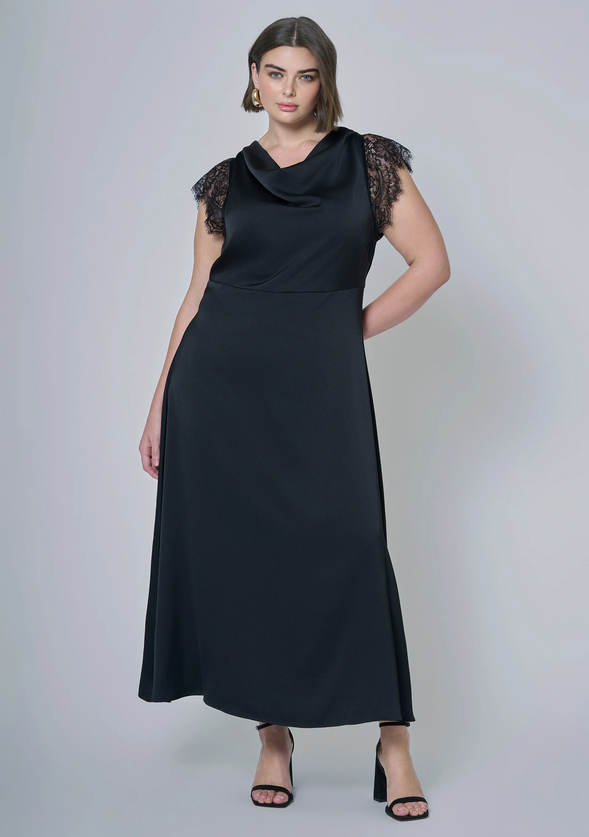 Allure Satin Maxi Dress - Image 2