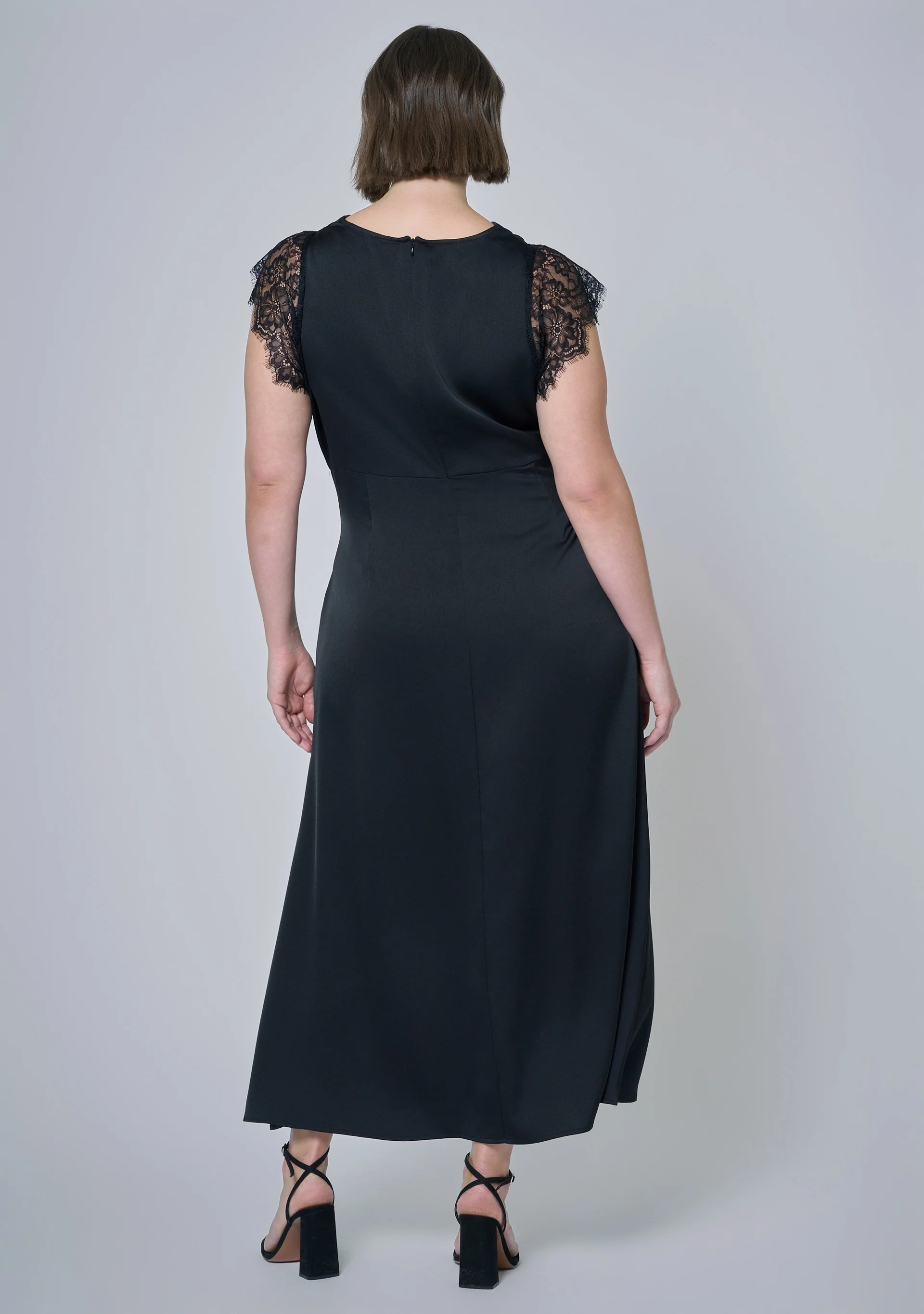 Allure Satin Maxi Dress - Image 4