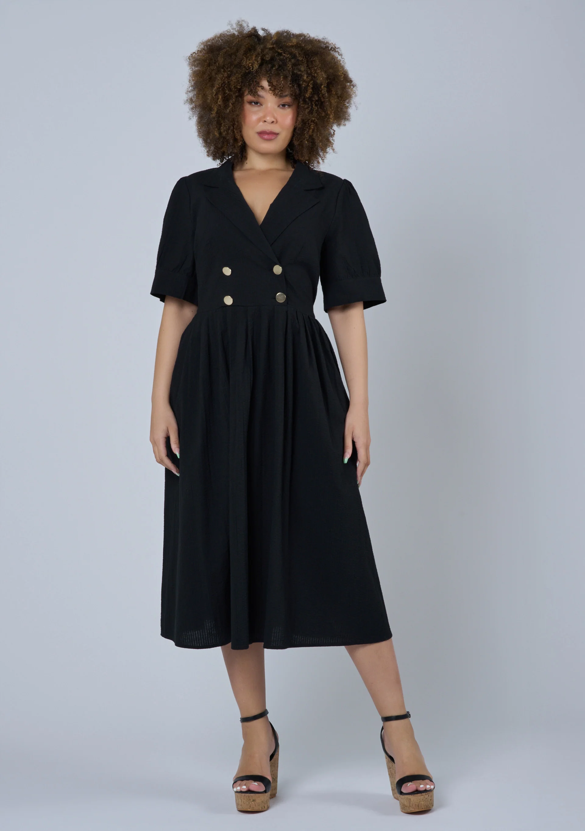 Alma Midi Shirt Dress - Image 2
