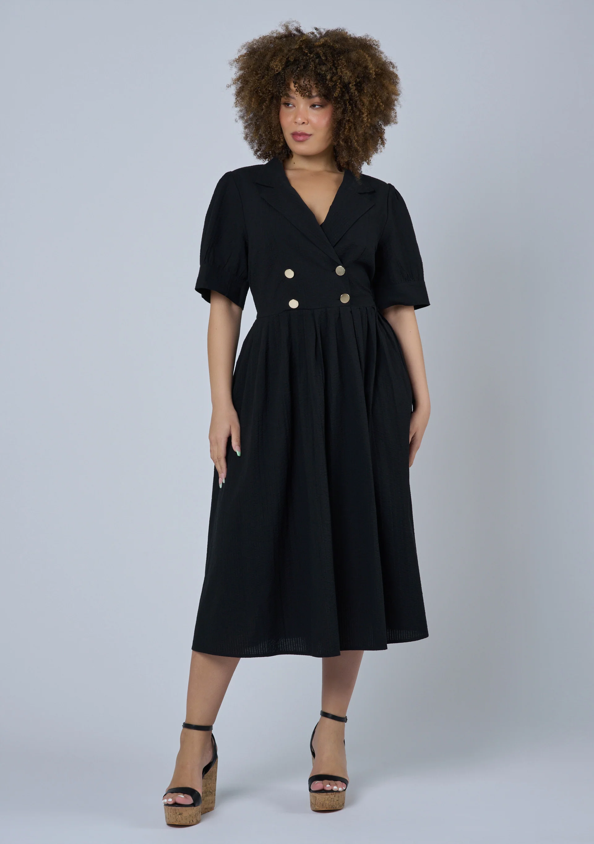 Alma Midi Shirt Dress - Image 3