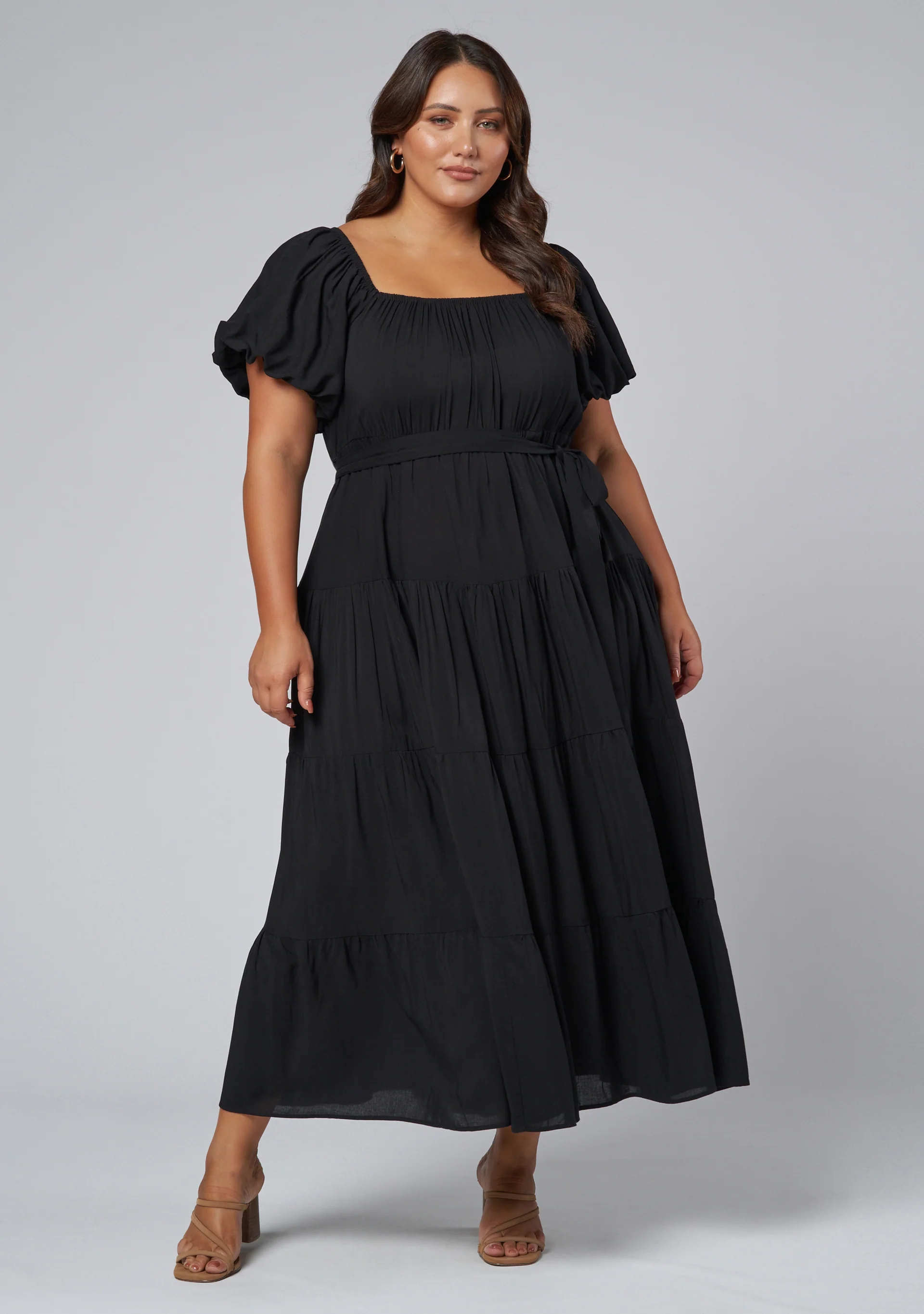 Amelia Tiered Midi Dress - Image 2