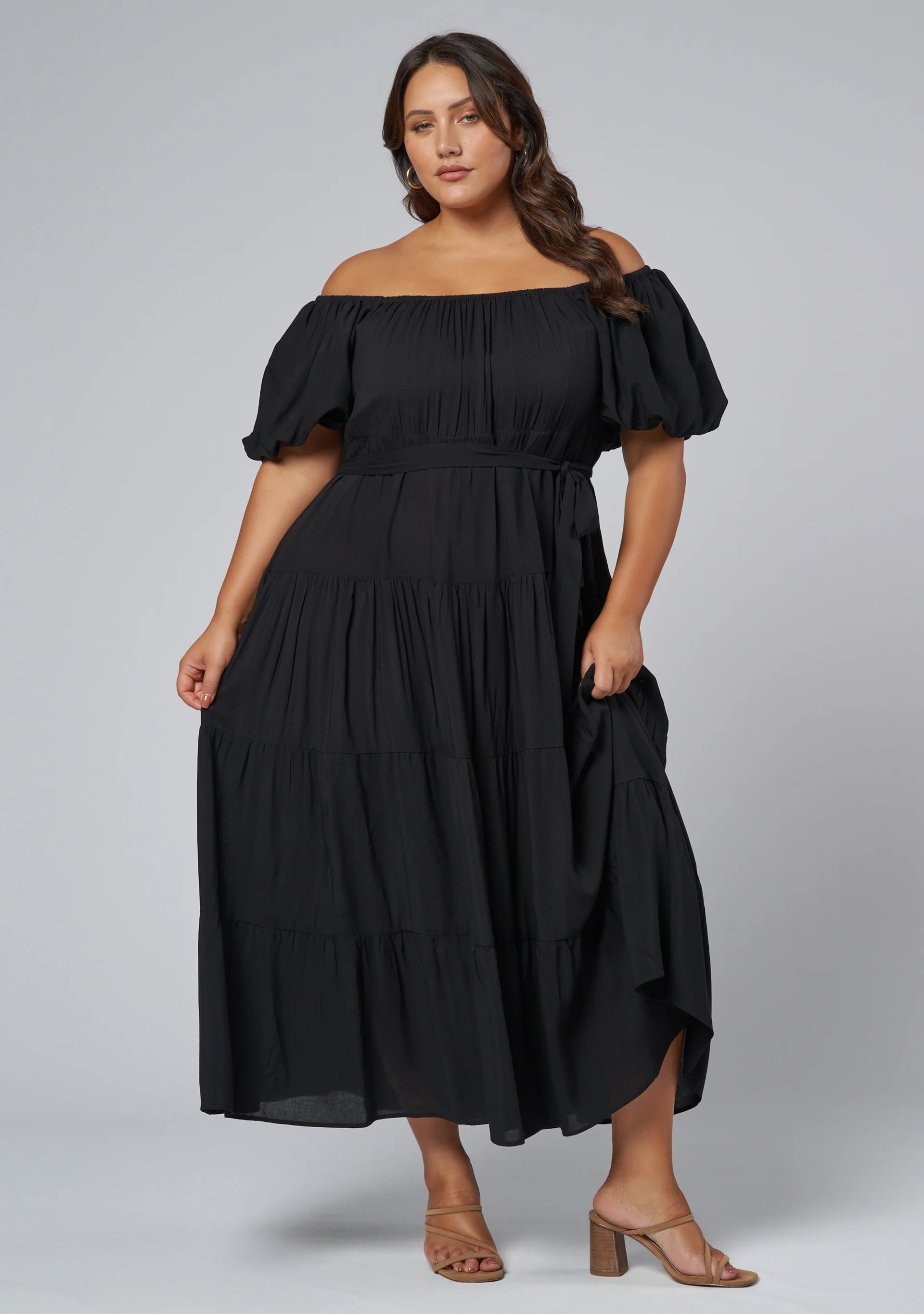Amelia Tiered Midi Dress - Image 4
