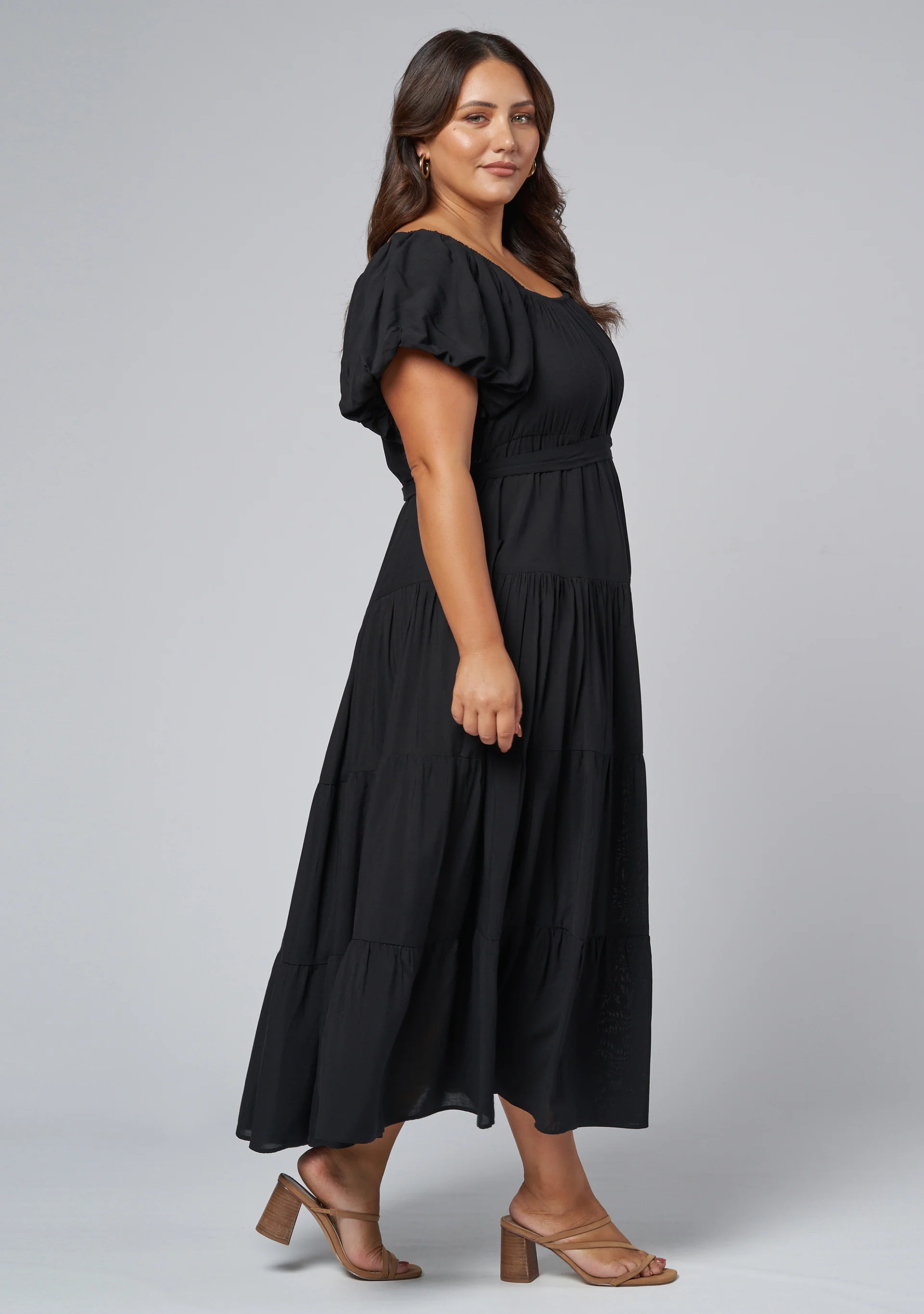 Amelia Tiered Midi Dress - Image 5