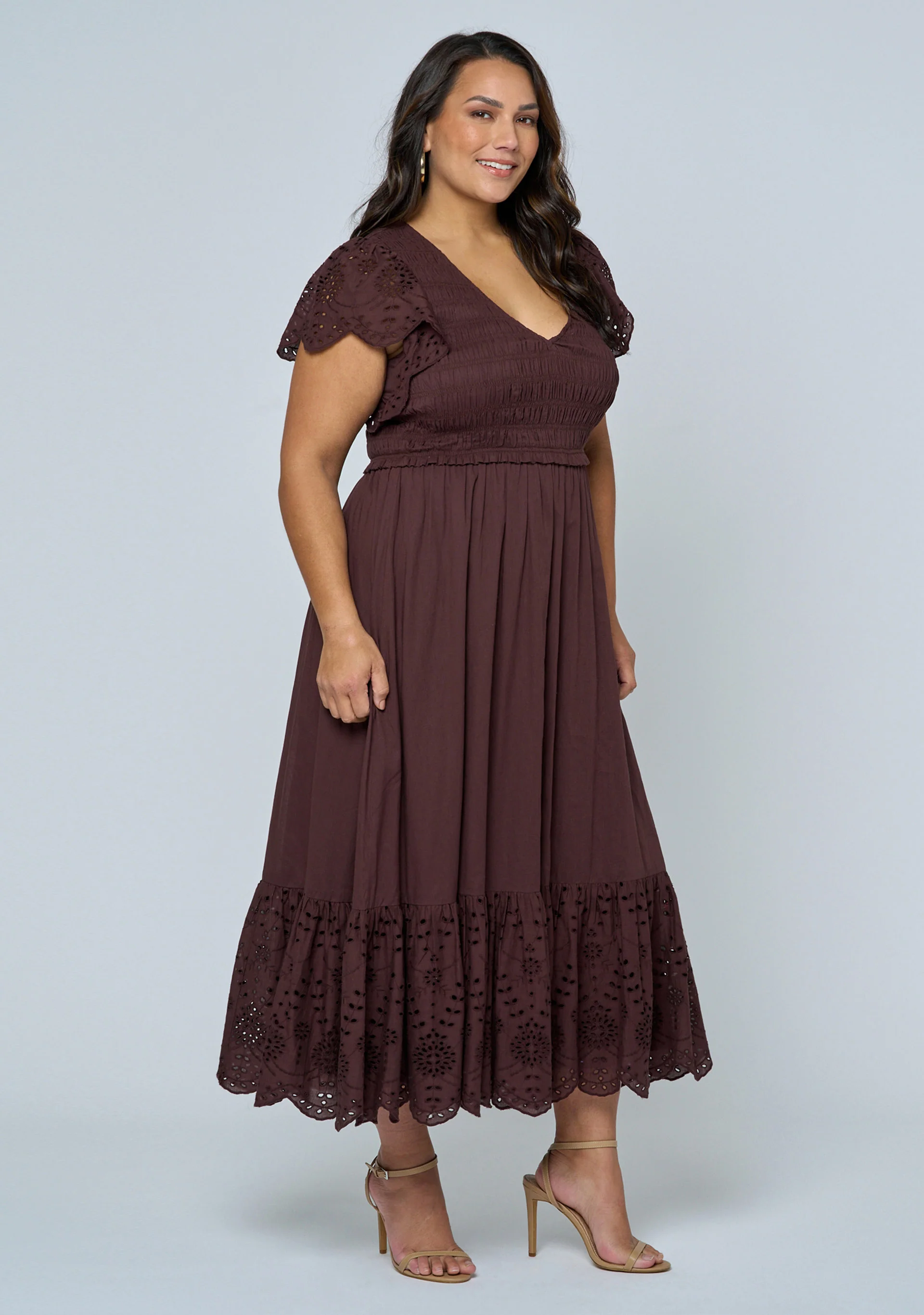 Anastasia Broderie Midi Dress - Image 6
