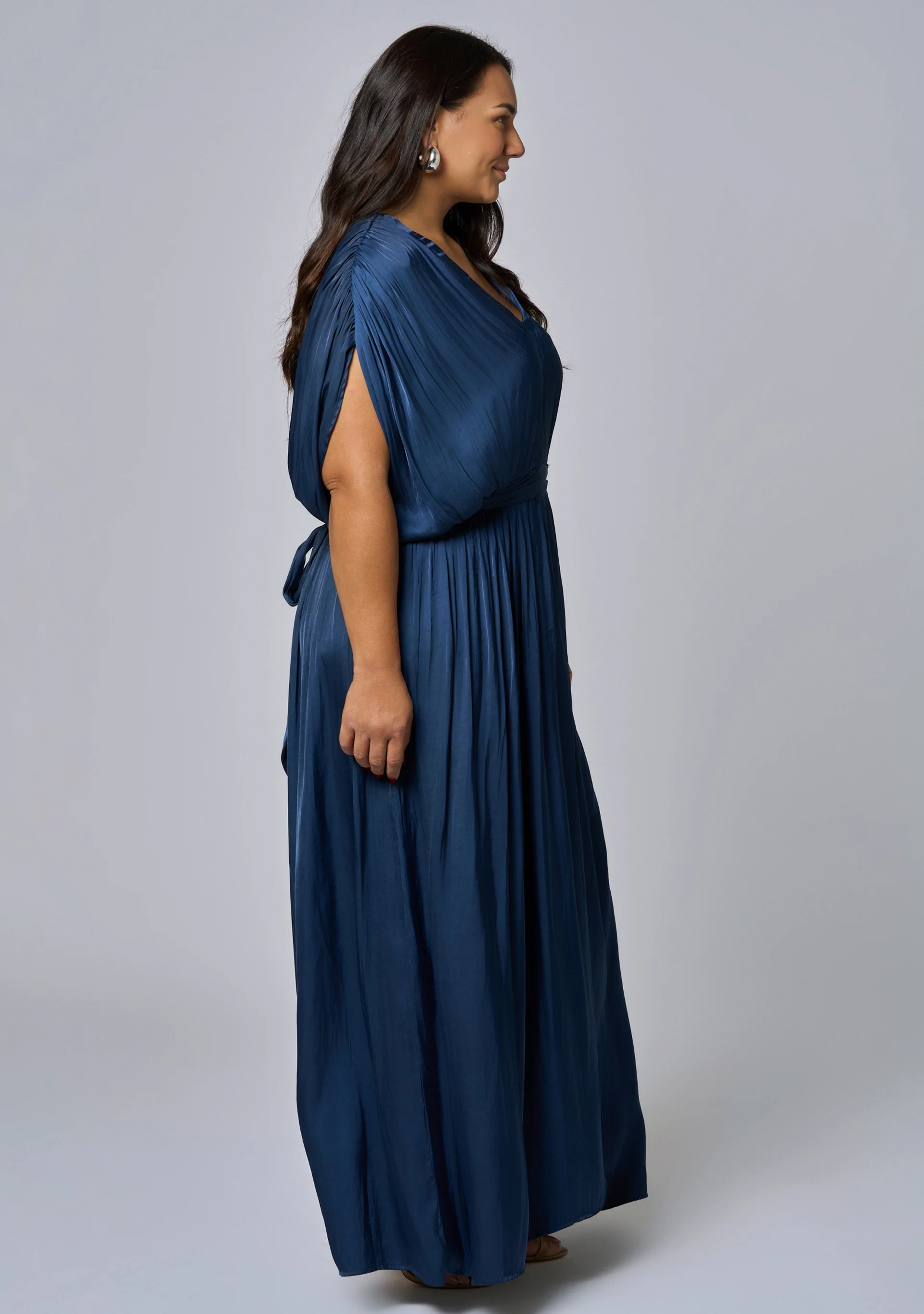 Aphrodite Satin Maxi Dress - Image 4