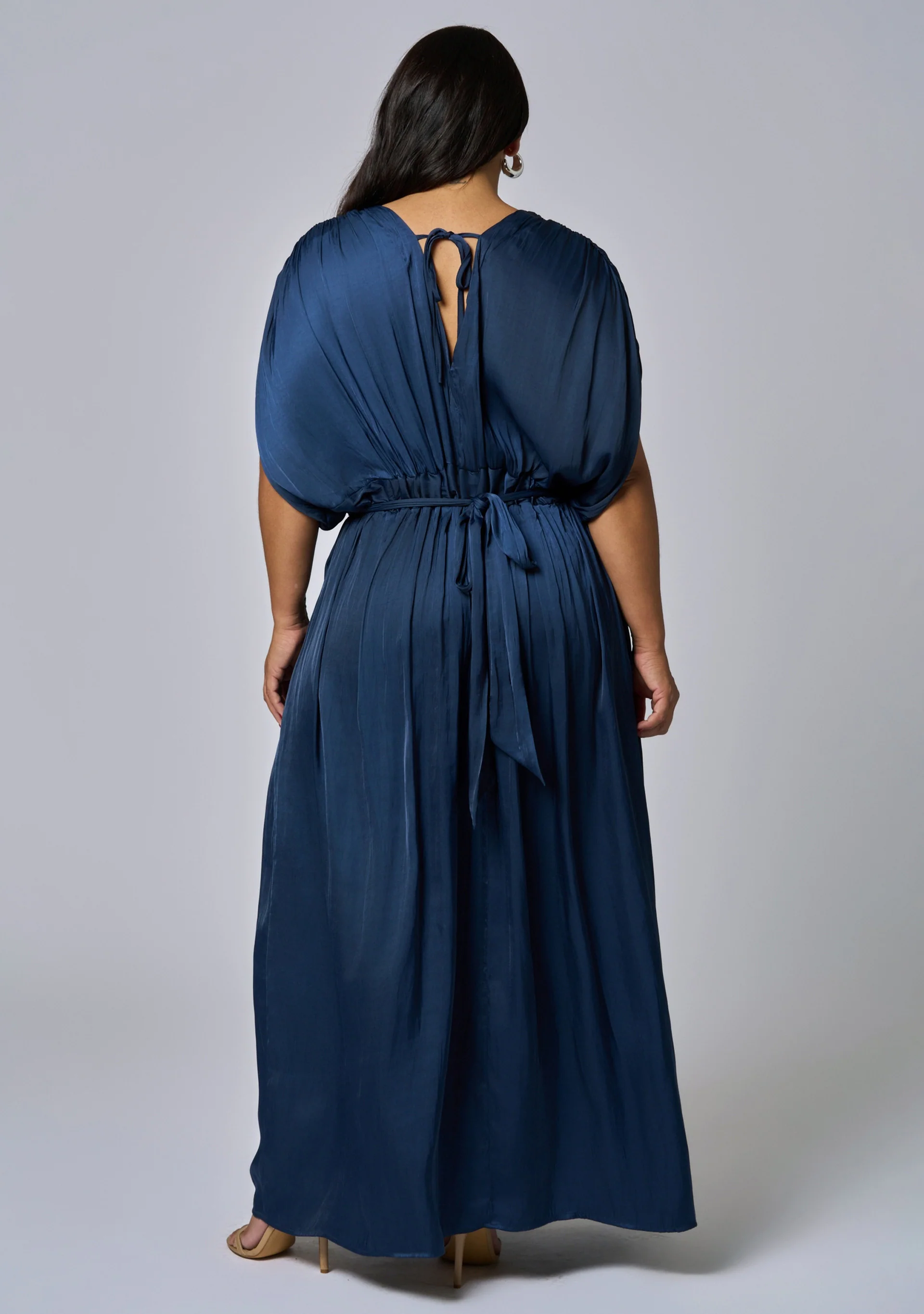 Aphrodite Satin Maxi Dress - Image 5