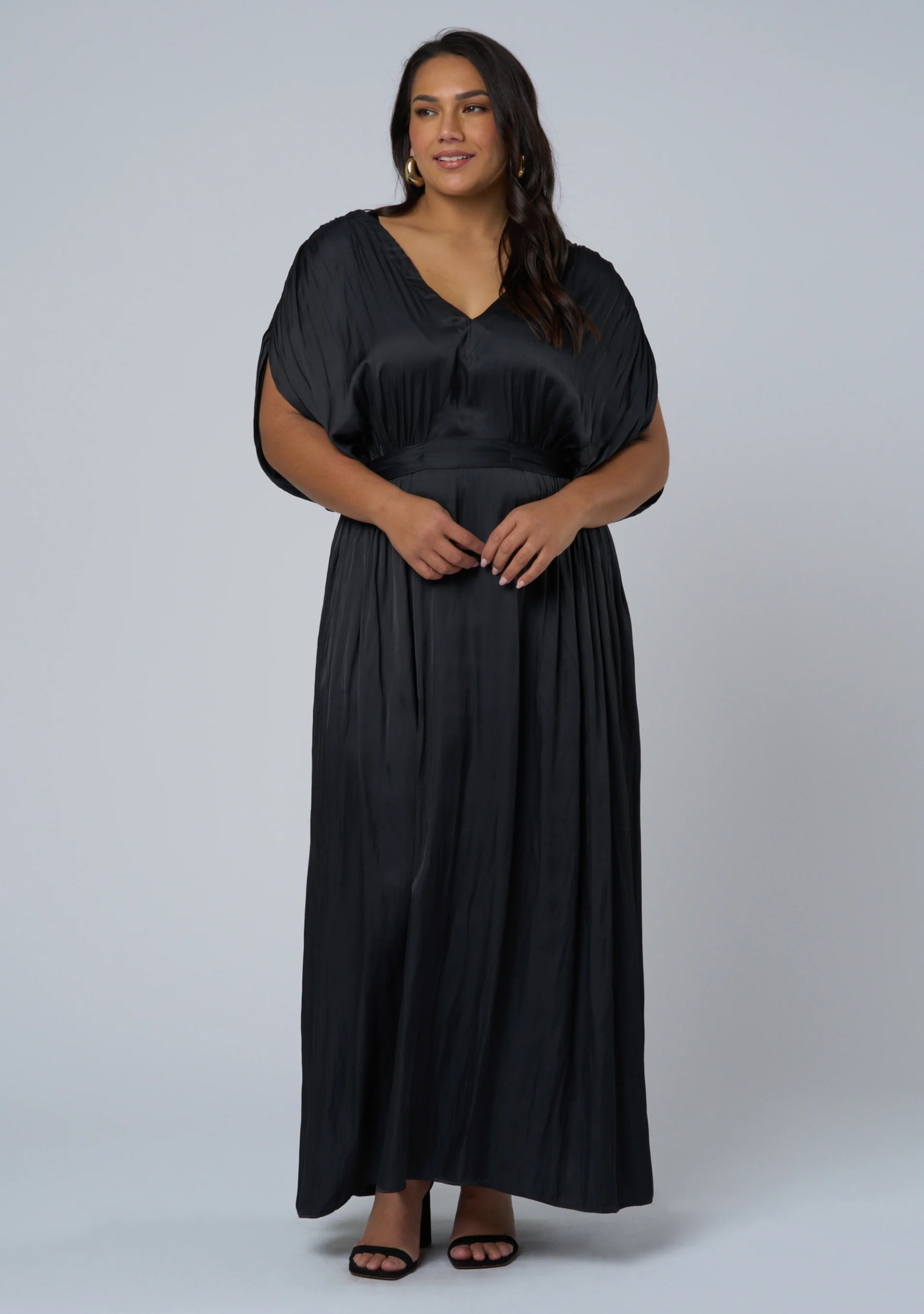 Aphrodite Satin Maxi Dress - Image 2