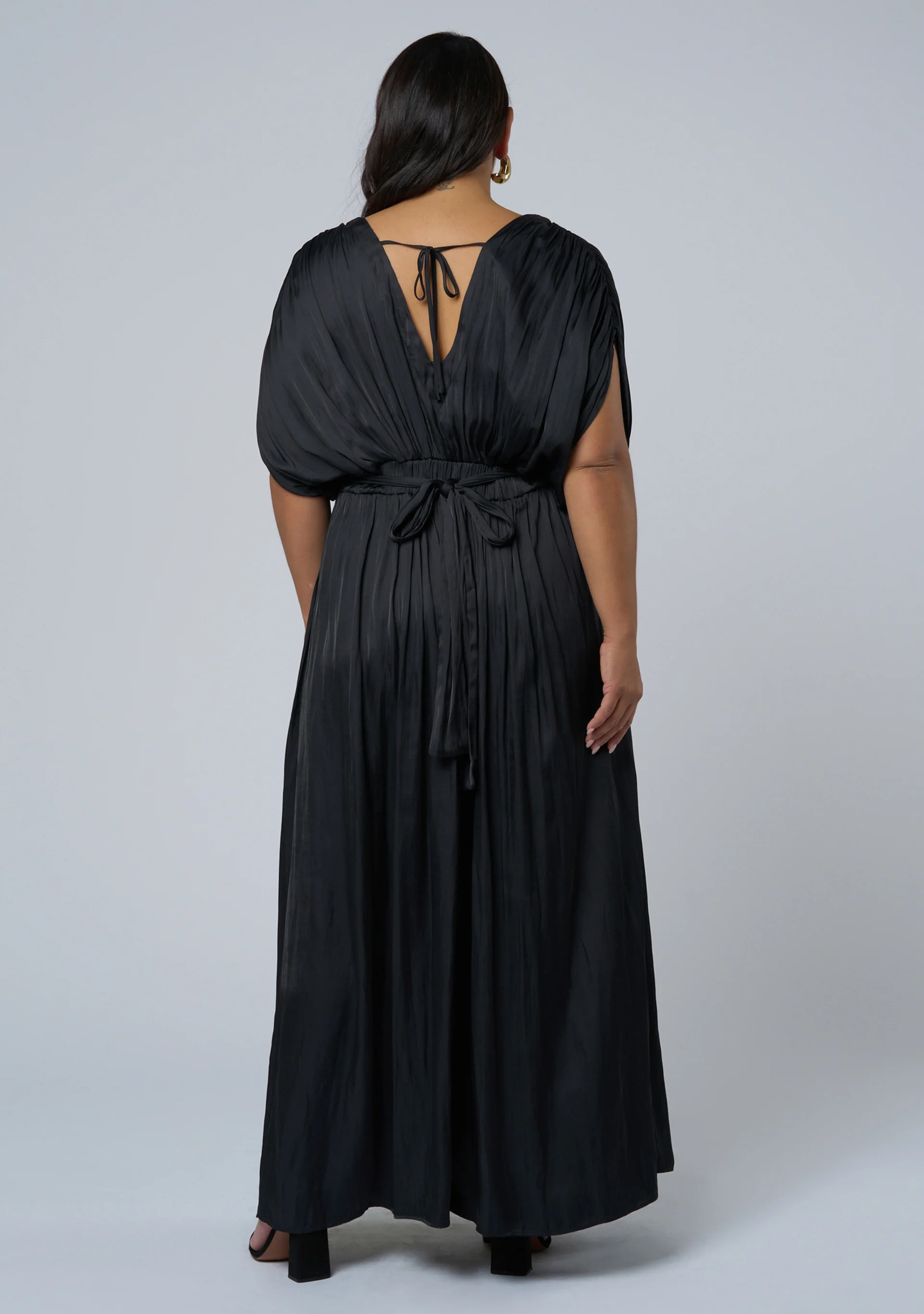 Aphrodite Satin Maxi Dress - Image 5
