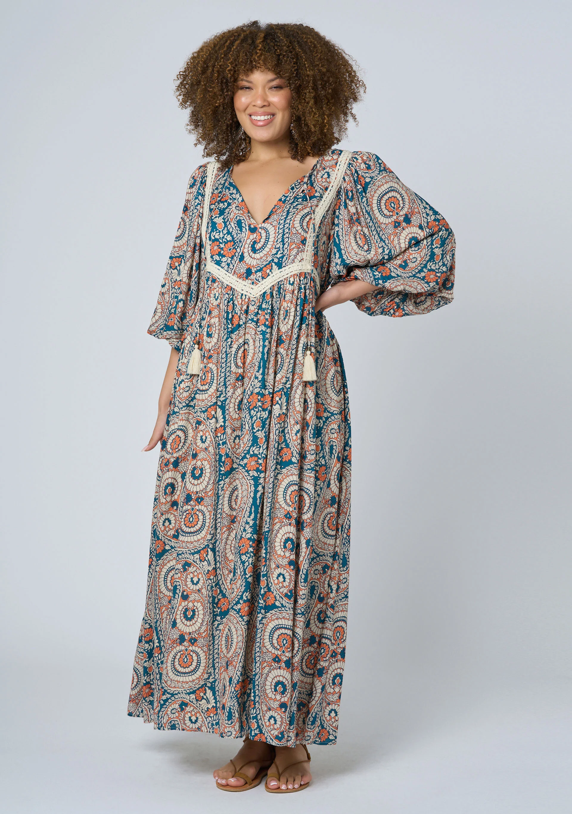 Aqua Breeze Maxi Dress - Image 3