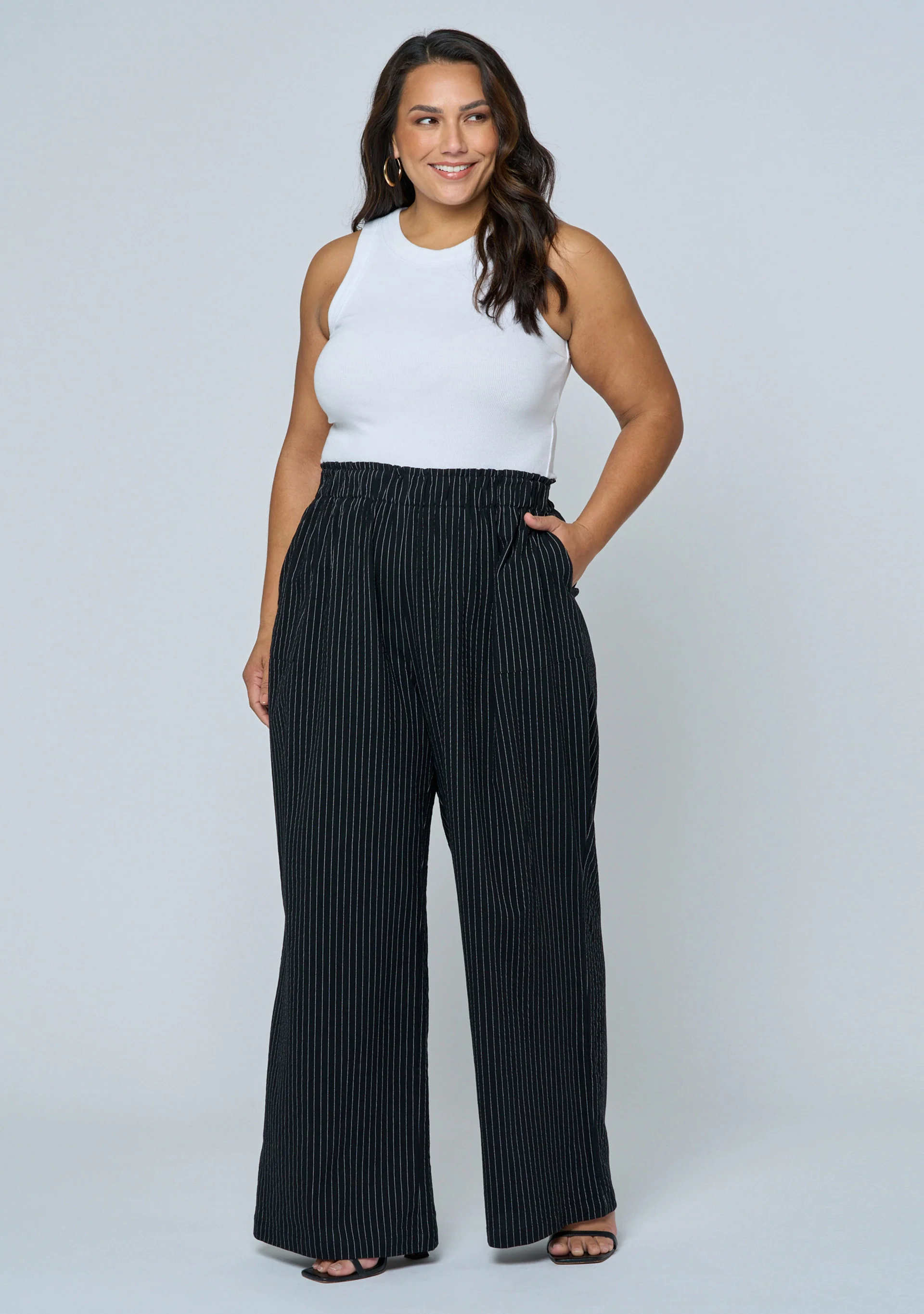 Arabella Pinstripe Pant - Image 2