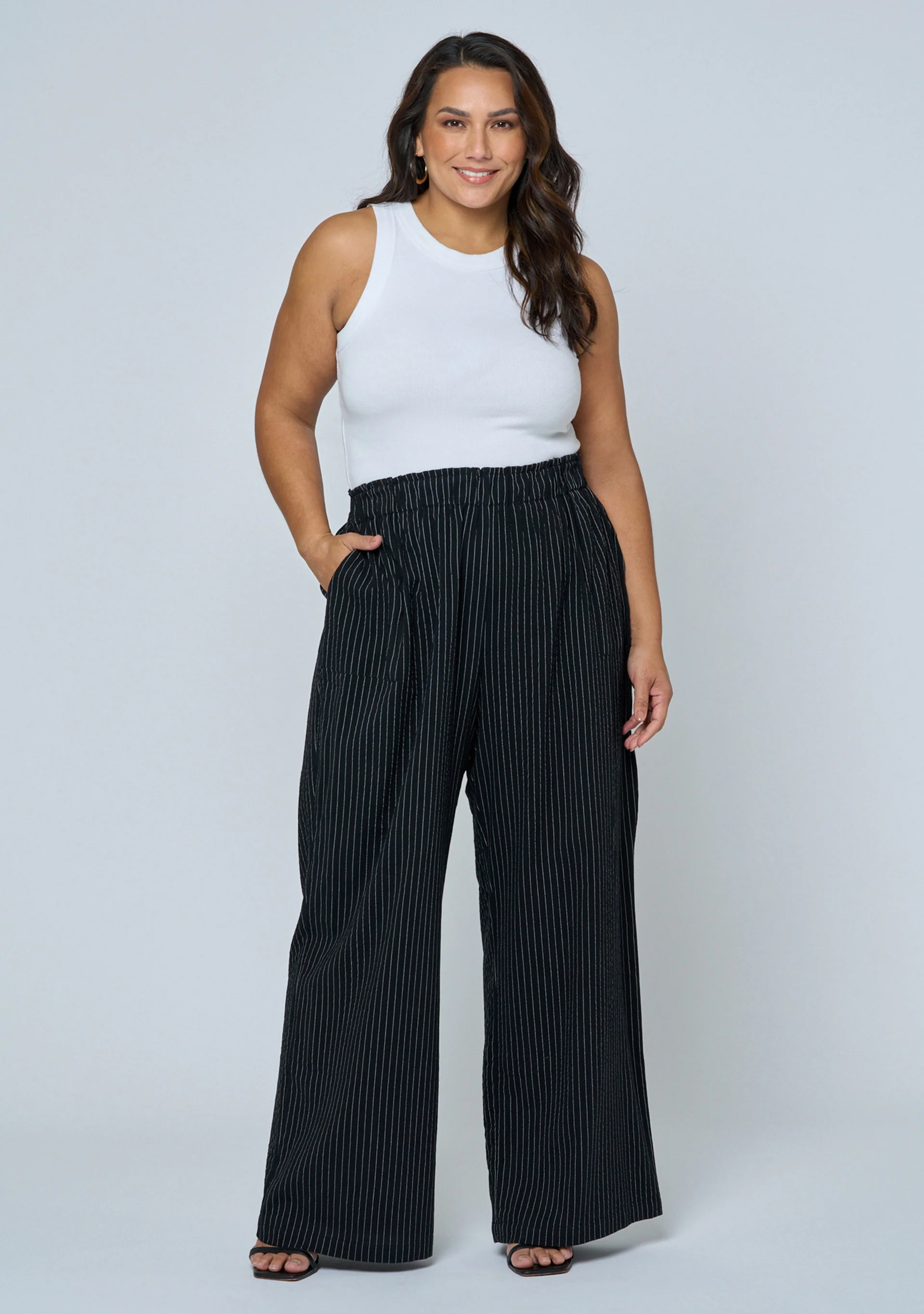 Arabella Pinstripe Pant - Image 3