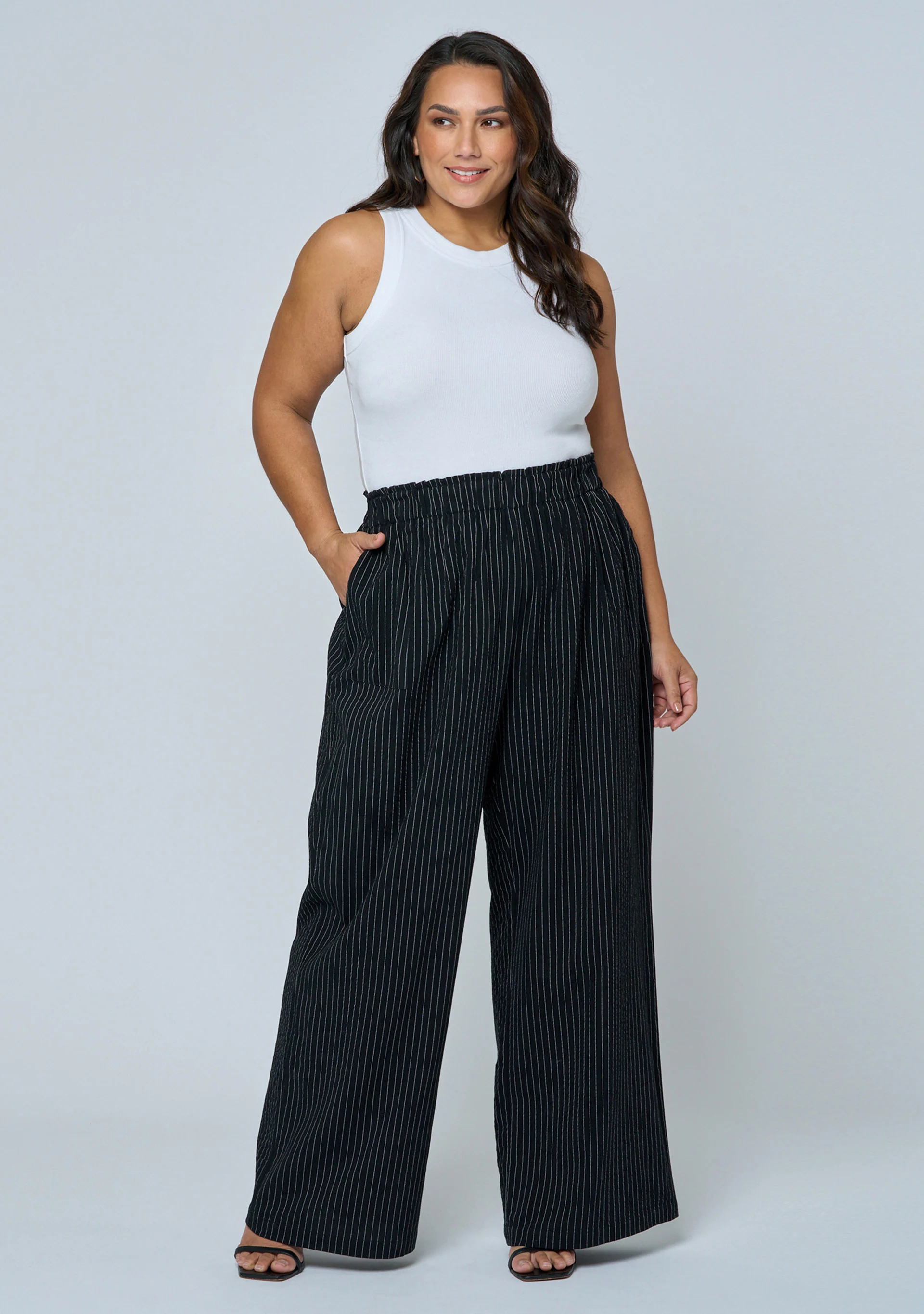 Arabella Pinstripe Pant - Image 4