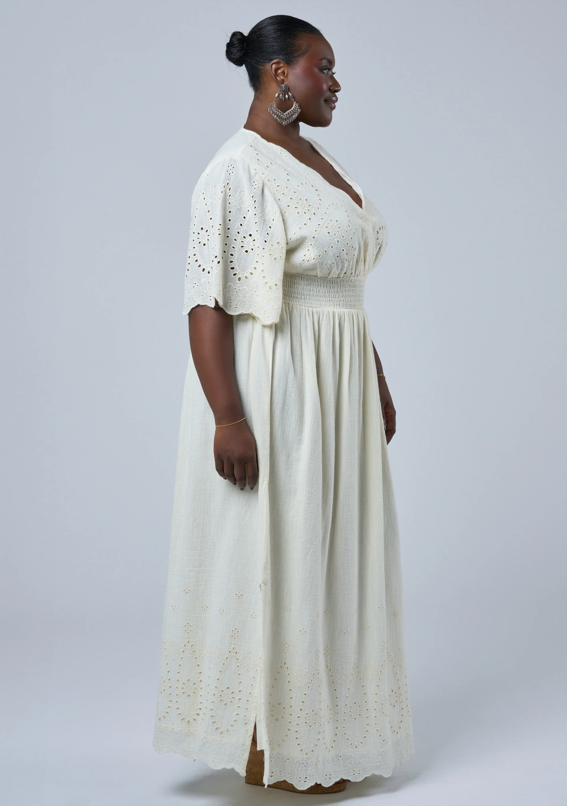 Artisan Broderie Maxi Dress - Image 4