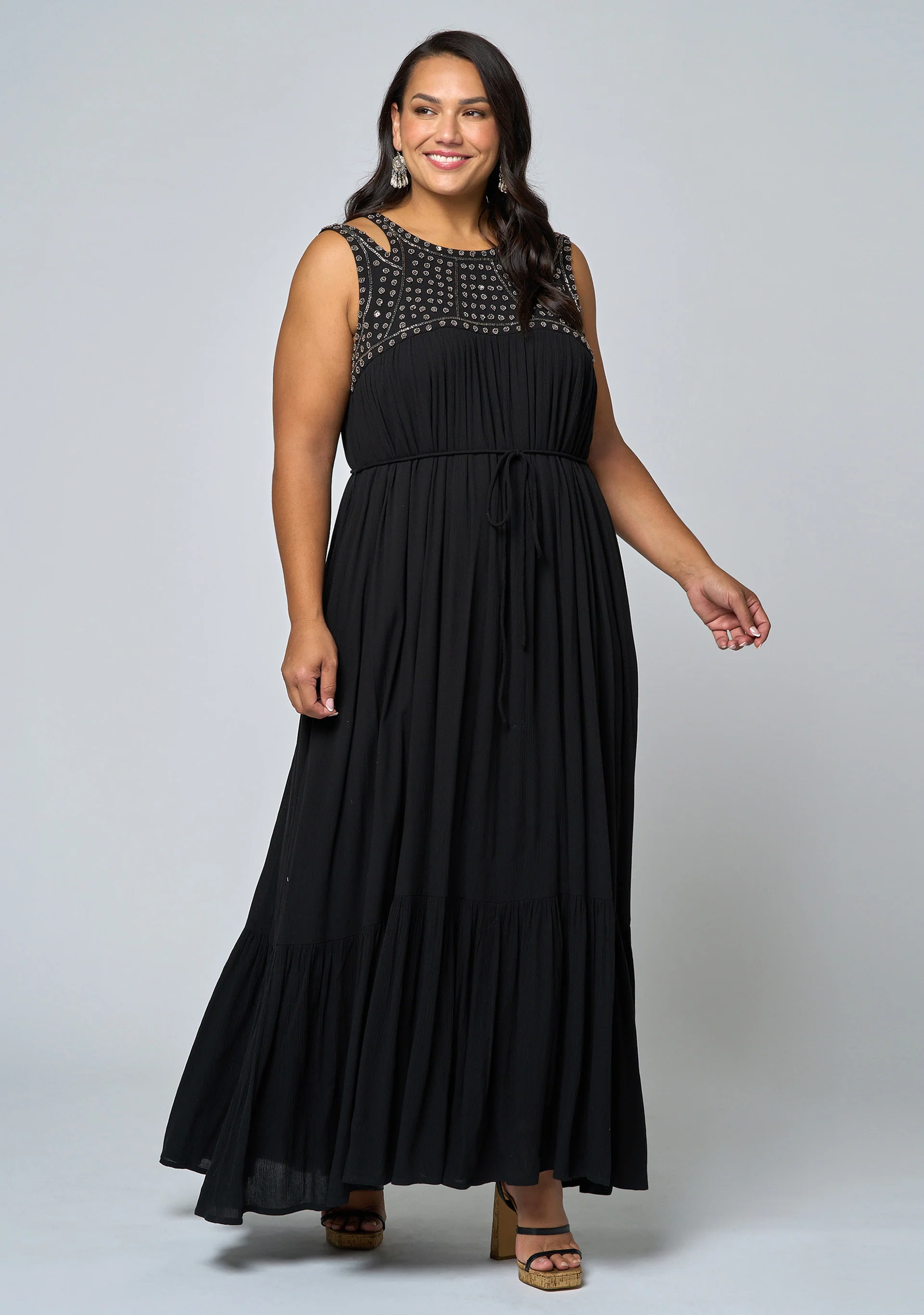 Azura Embellished Maxi Dress