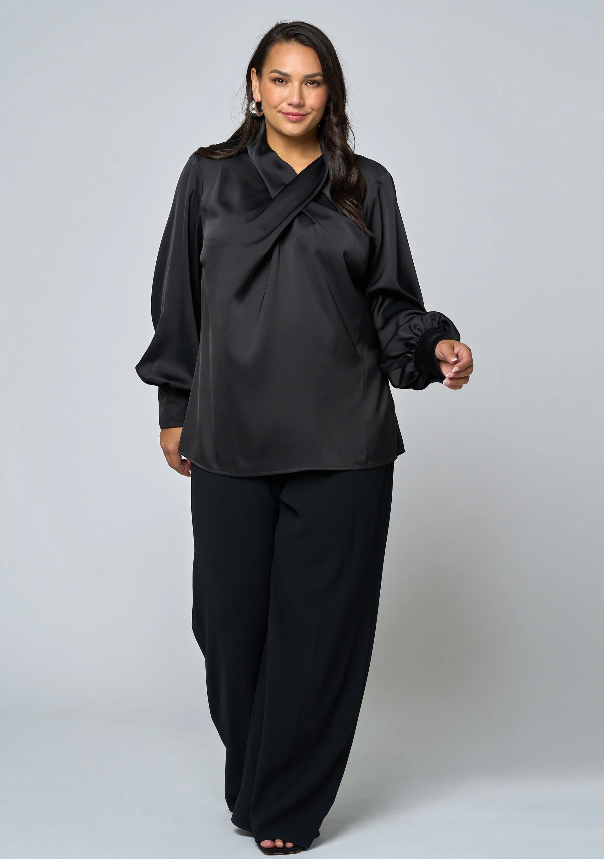 Bang Bang Satin Blouse - Image 7