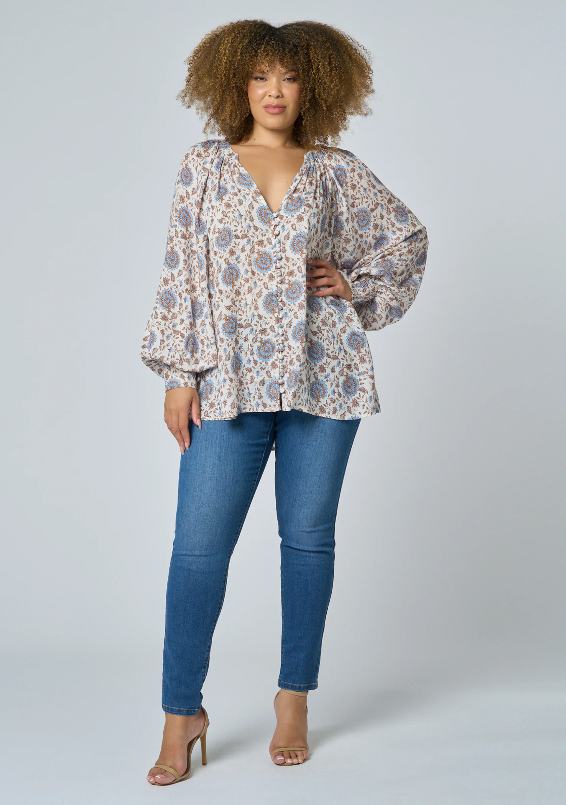 Bianca Print Blouse - Image 2