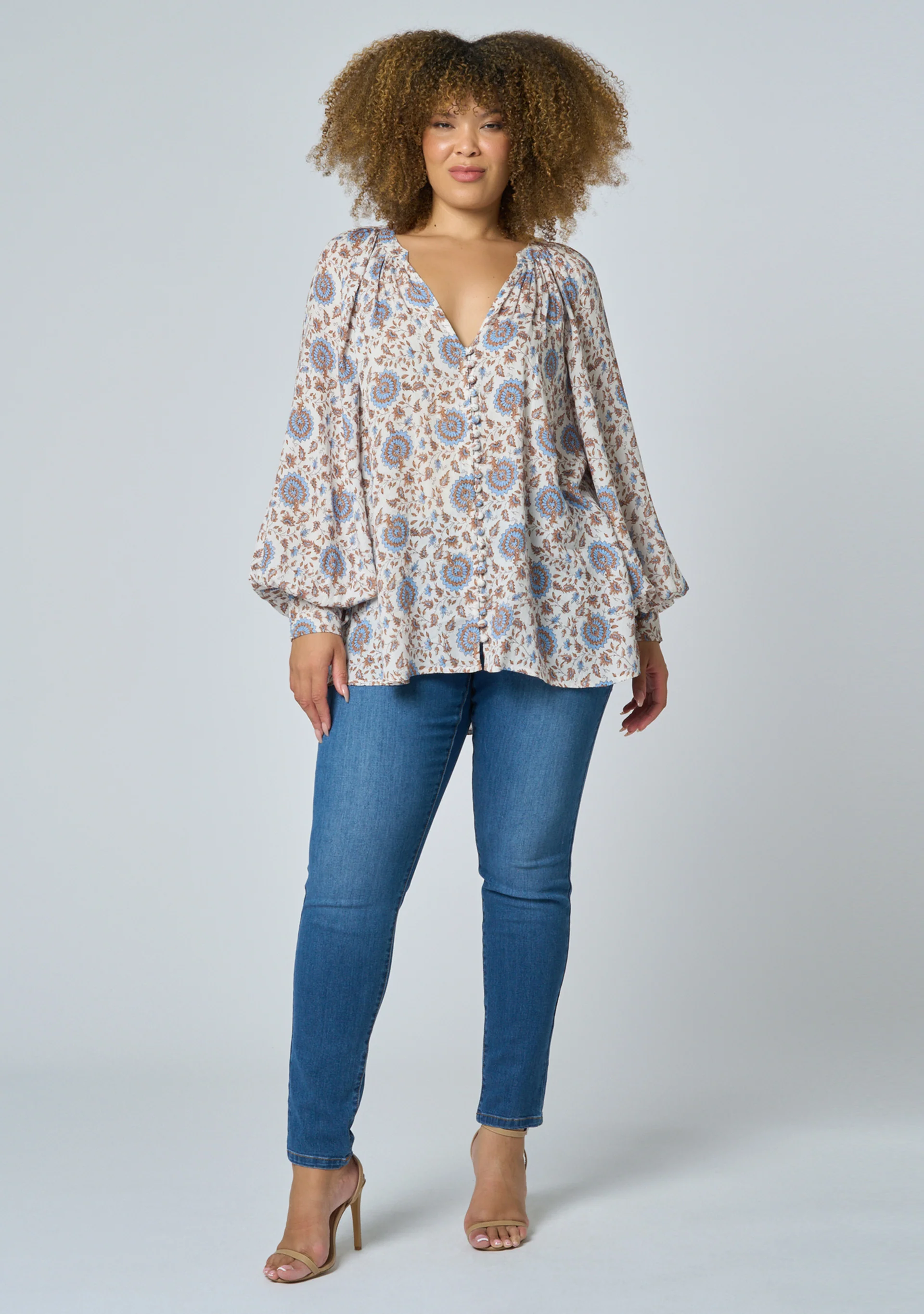 Bianca Print Blouse - Image 3