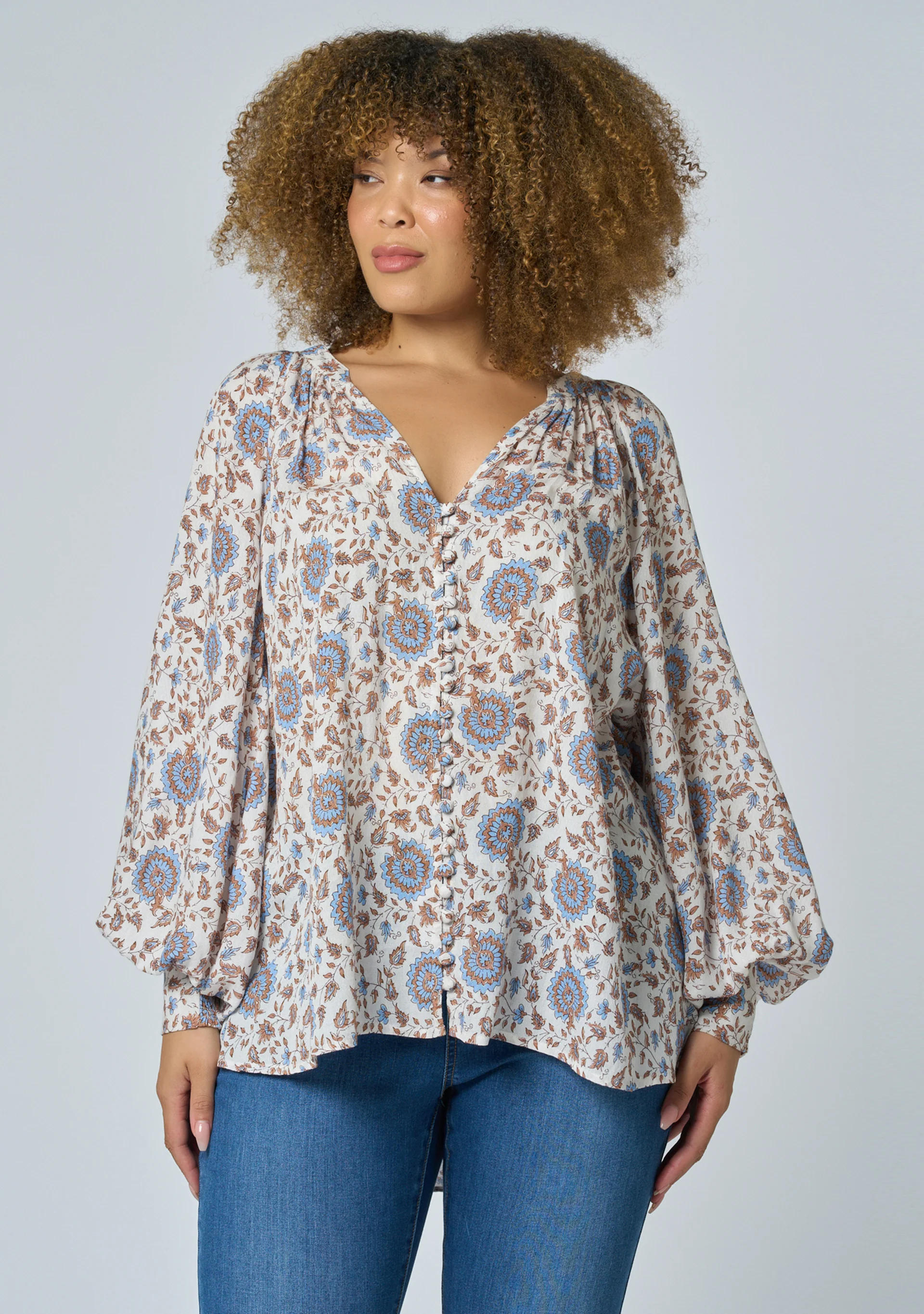 Bianca Print Blouse - Image 4