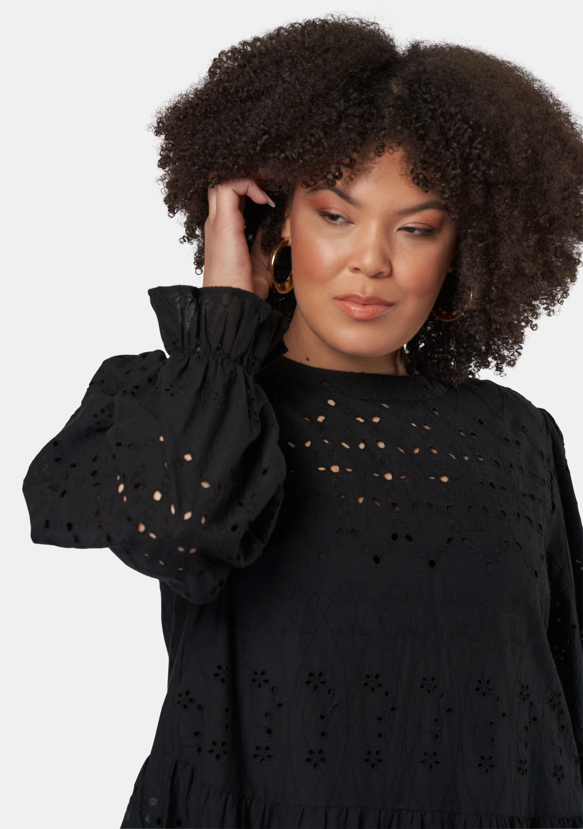Billie Broderie Mini Dress - Image 7