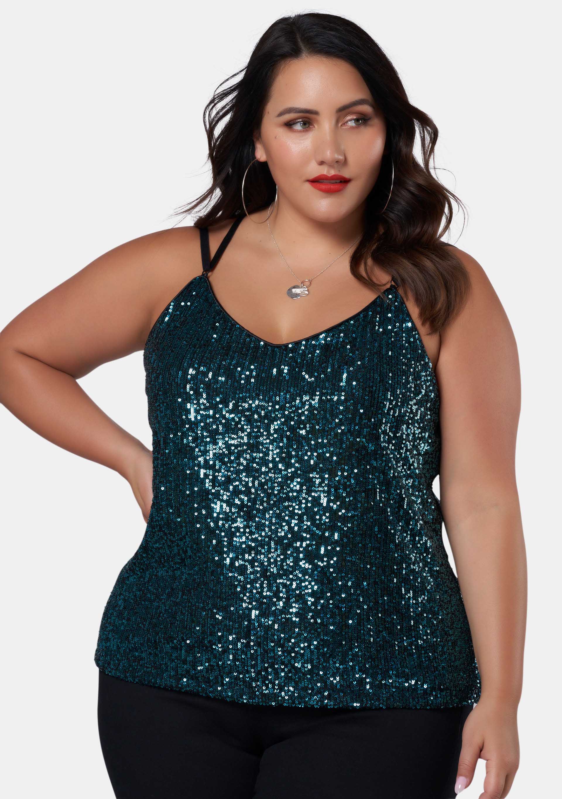 Black Out Sequin Cami - Image 3