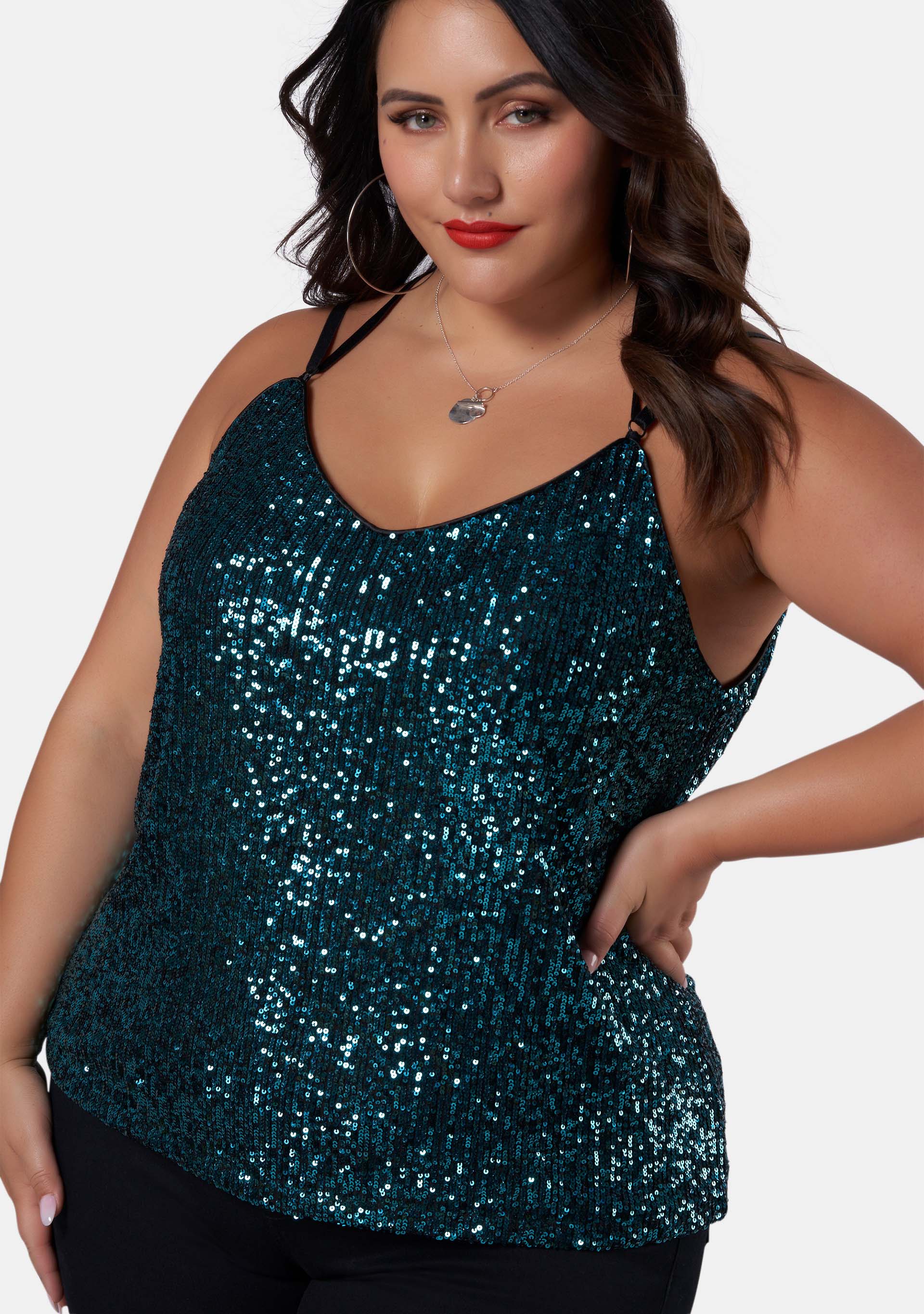 Black Out Sequin Cami - Image 4