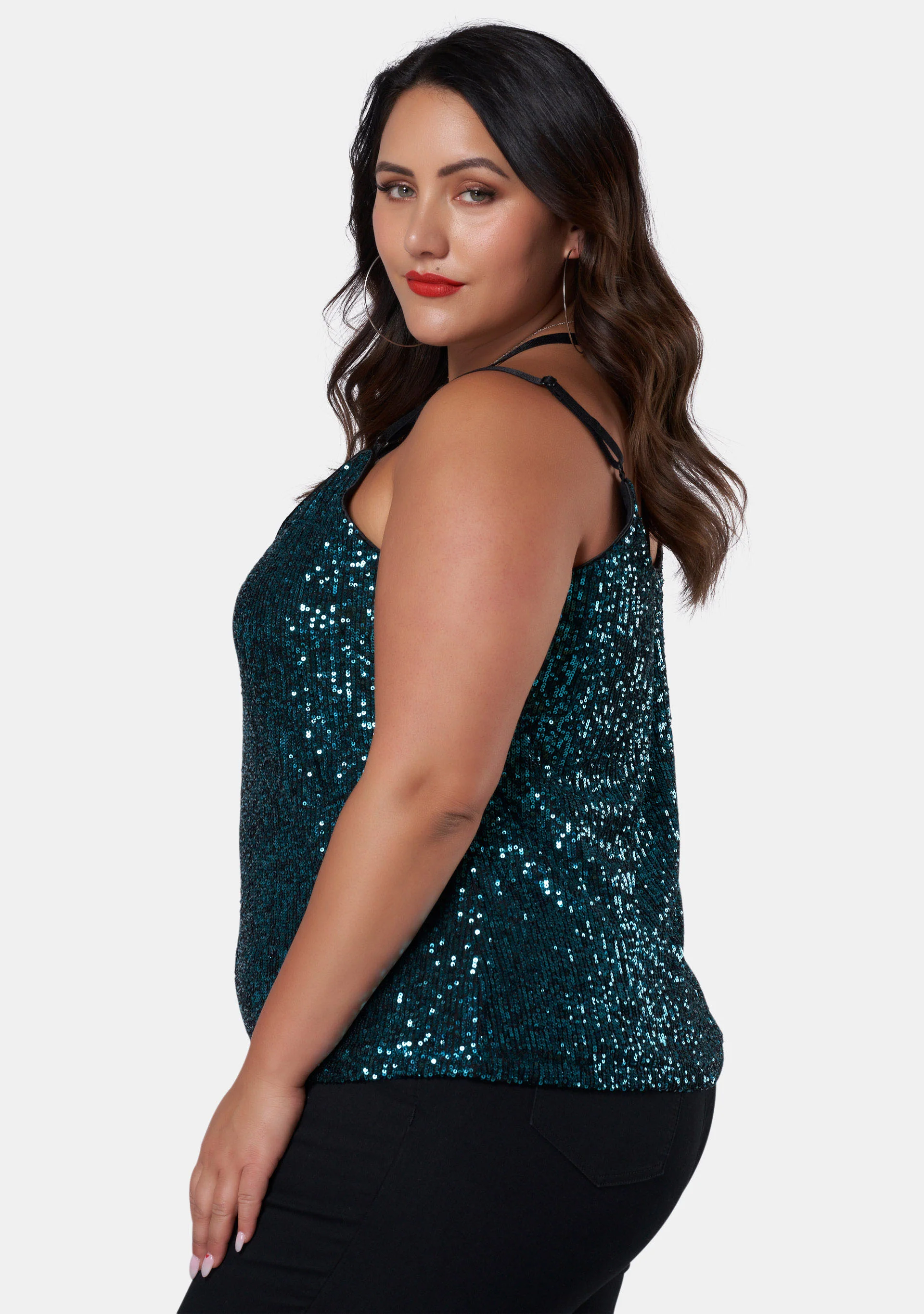 Black Out Sequin Cami - Image 5