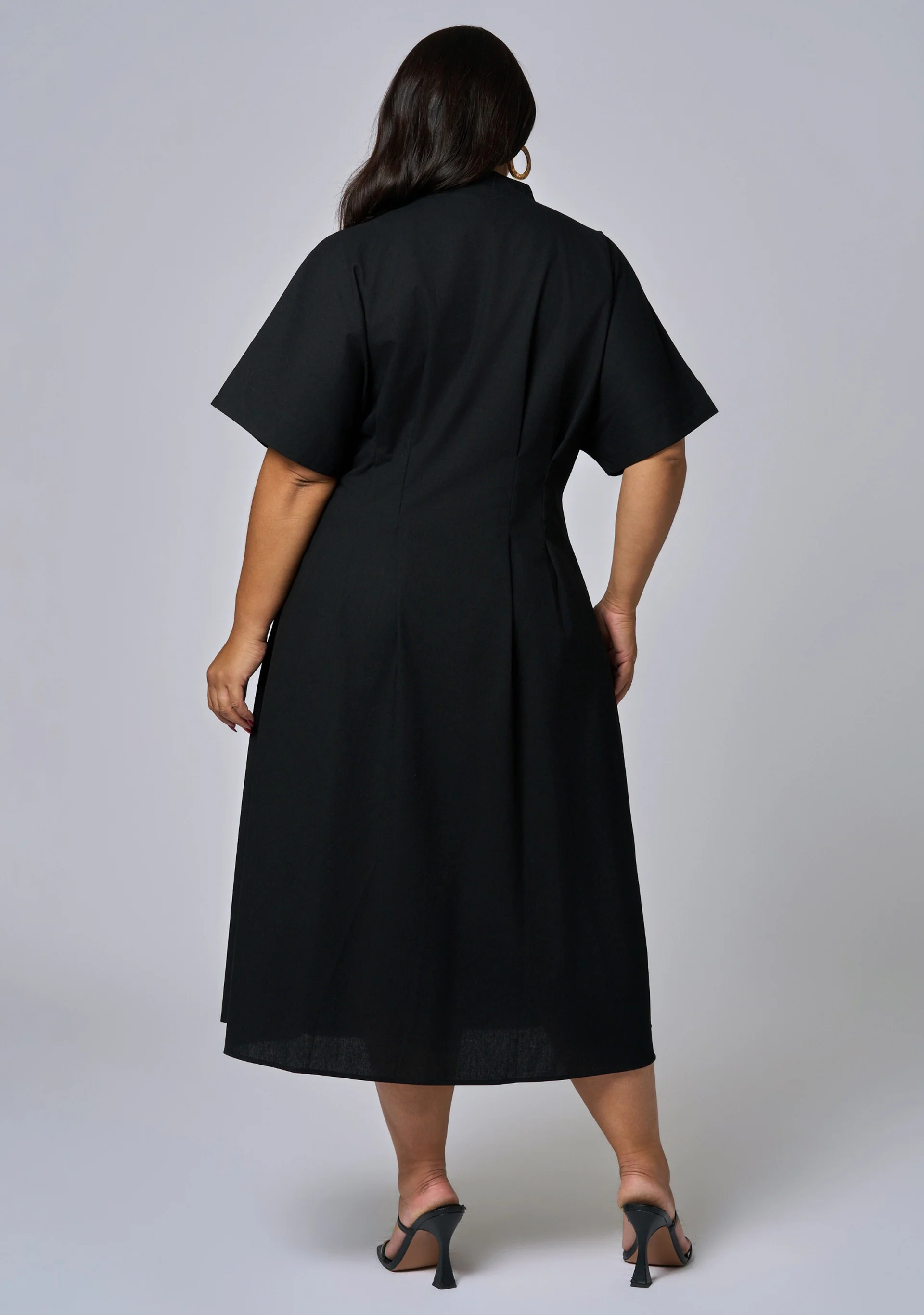 Blair Linen Midi Dress - Image 5
