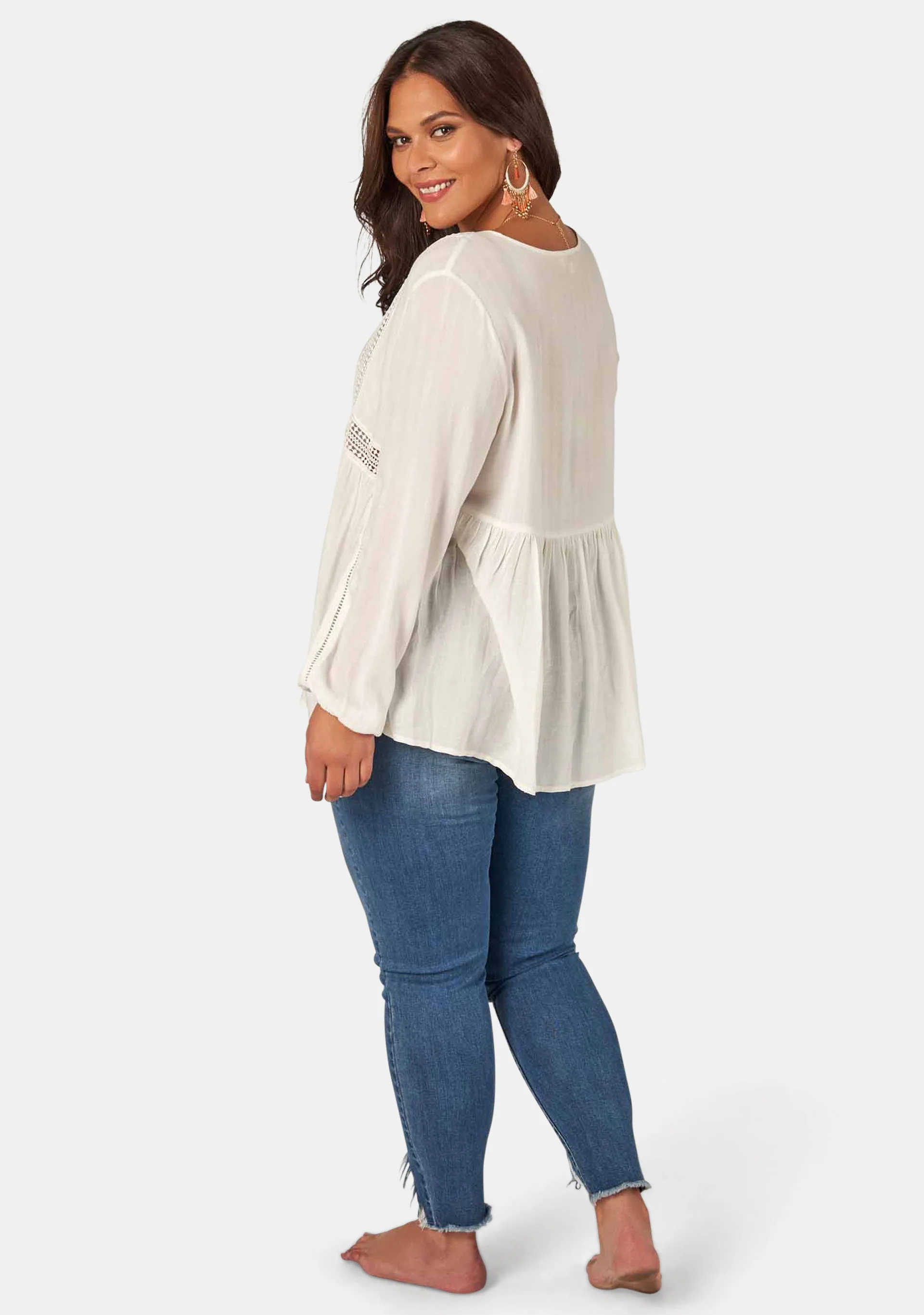 Bridget Crochet Blouse - Image 3