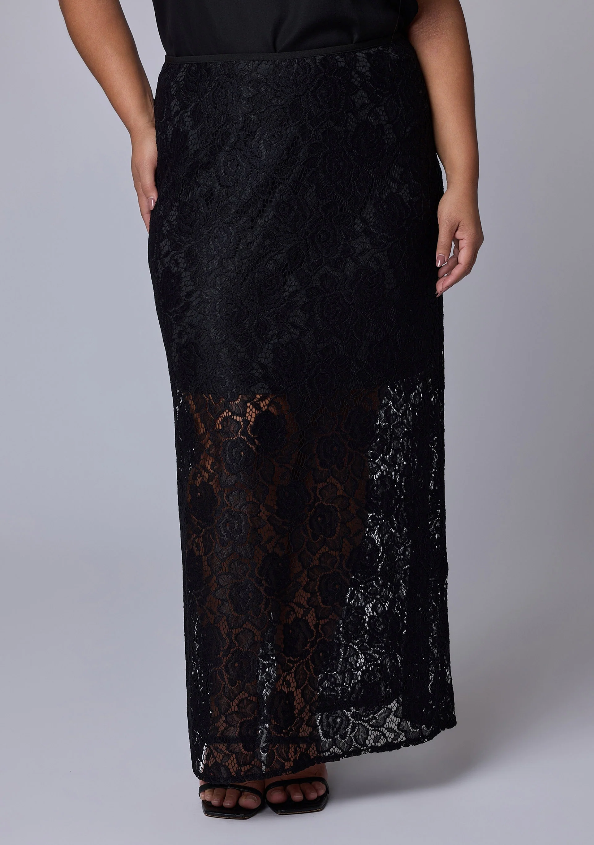 Captivated Lace Maxi Skirt - Image 3