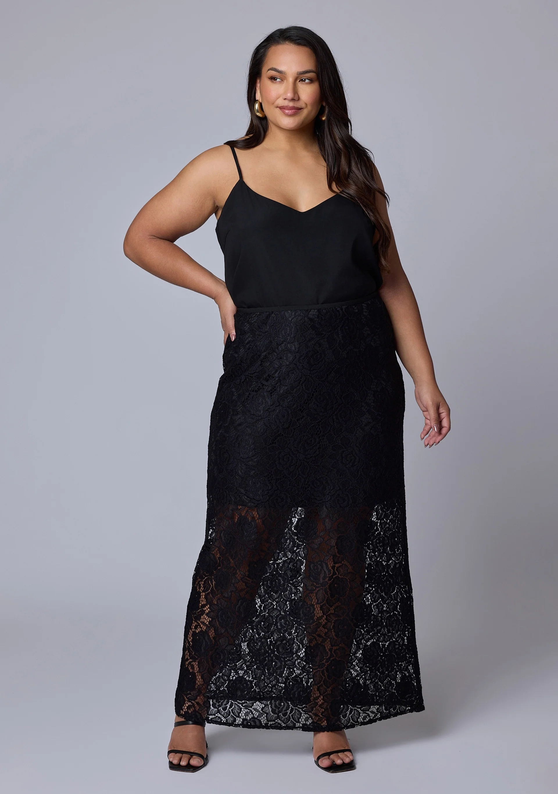 Captivated Lace Maxi Skirt - Image 4