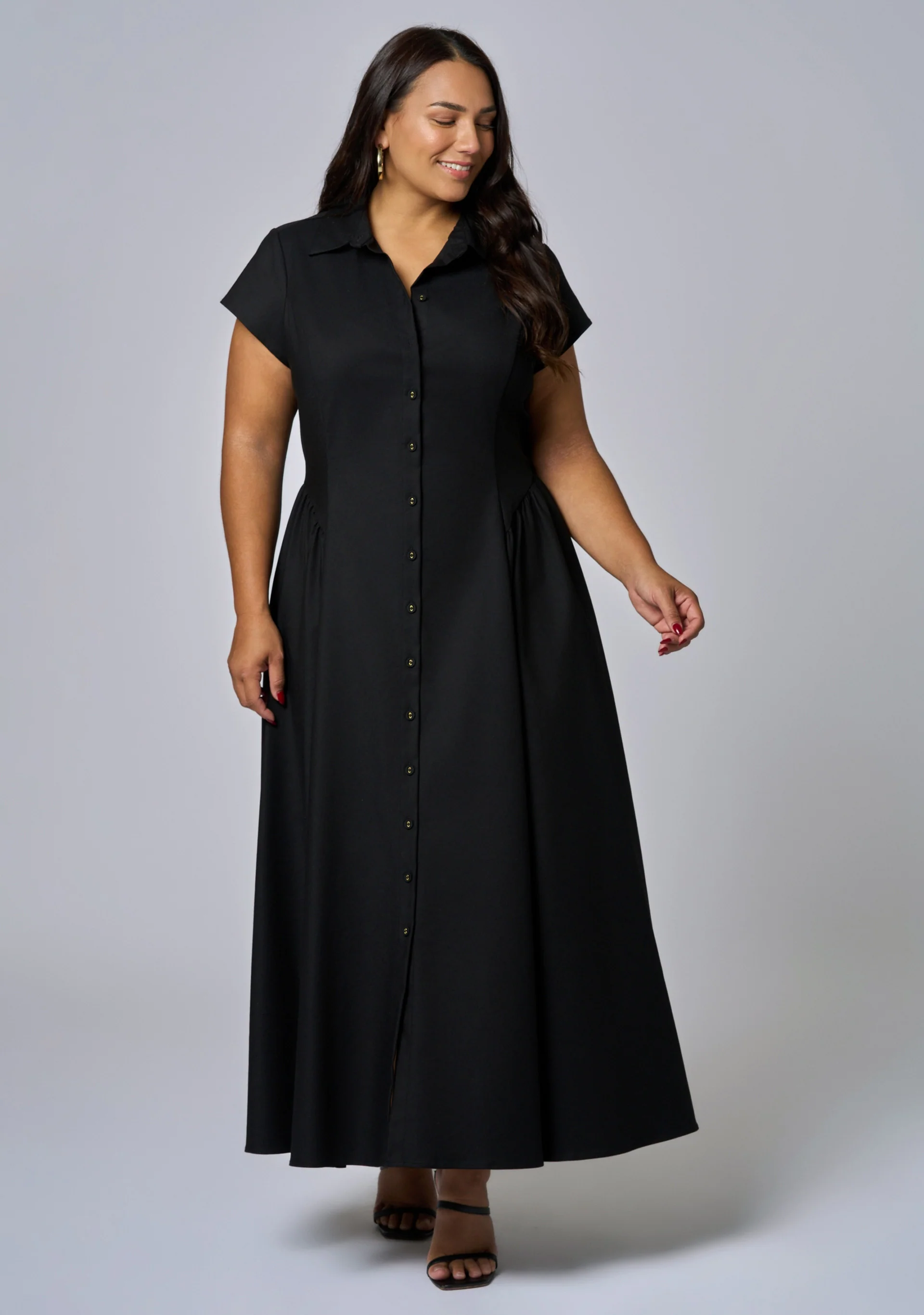 Clara Maxi Shirt Dress