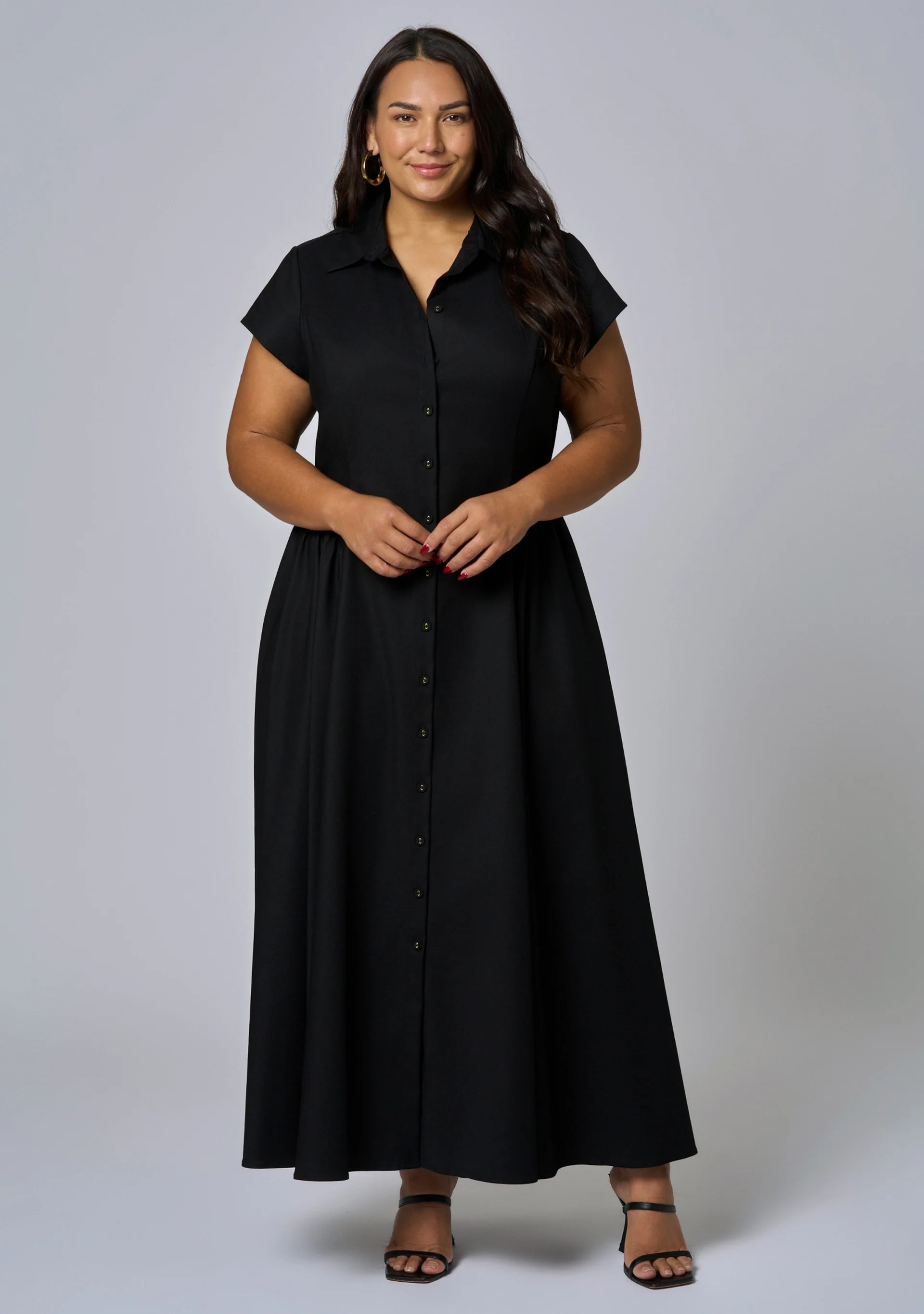 Clara Maxi Shirt Dress - Image 3
