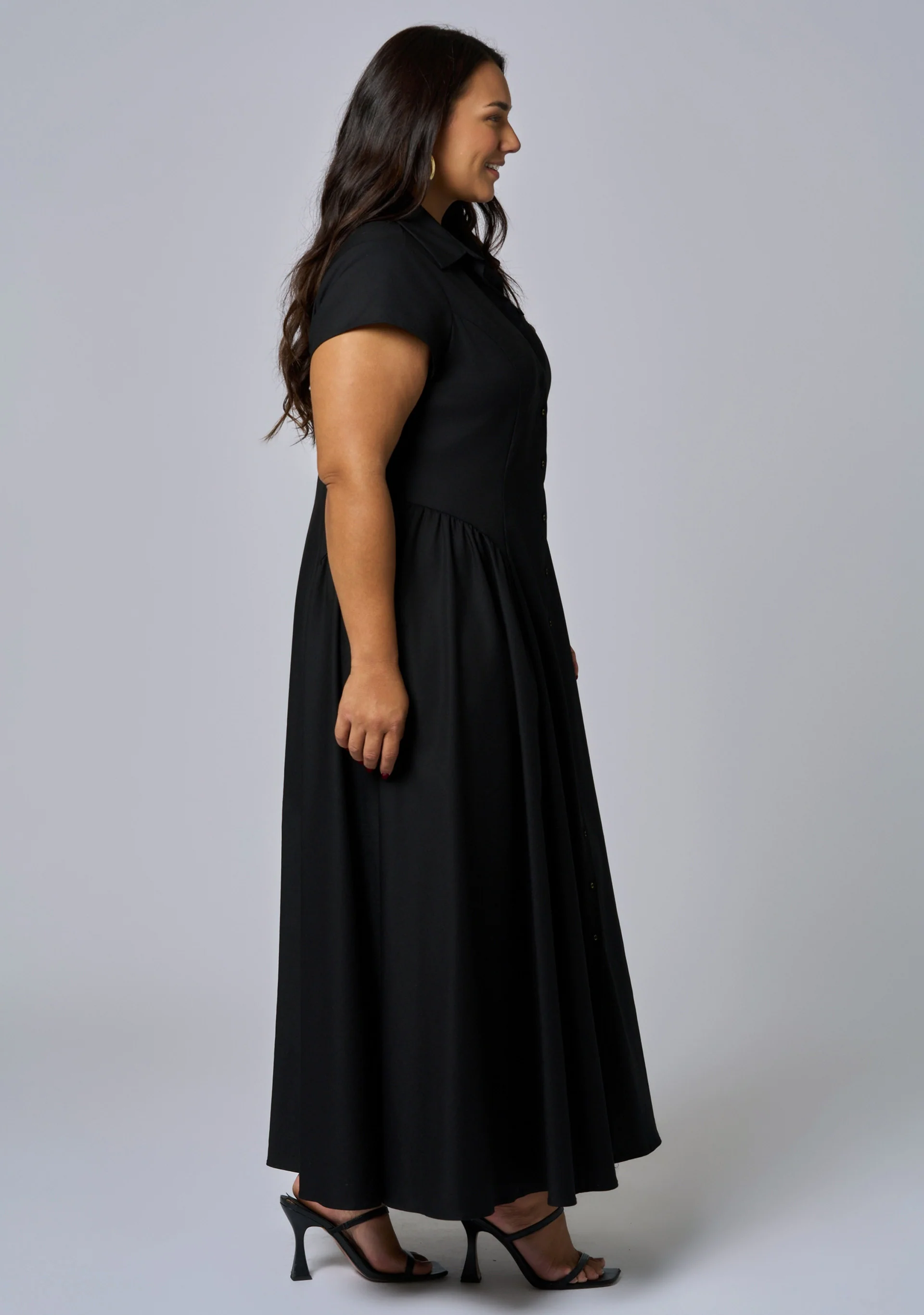 Clara Maxi Shirt Dress - Image 4