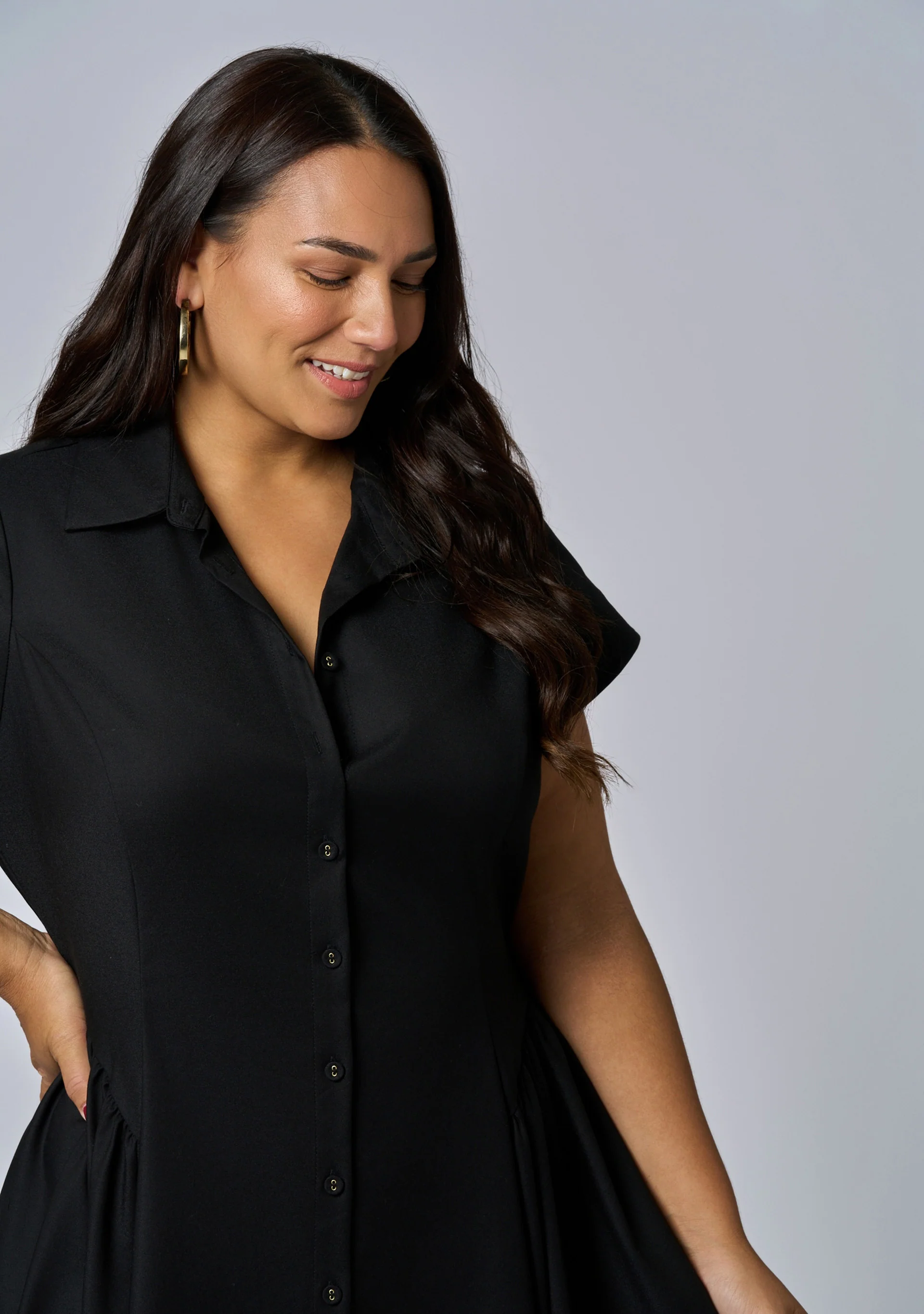Clara Maxi Shirt Dress - Image 6