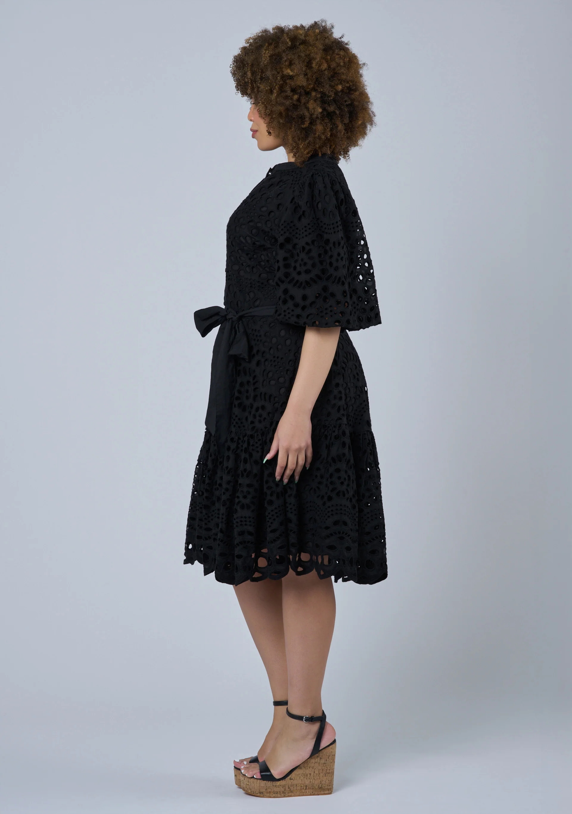 Claudia Broderie Dress - Image 4