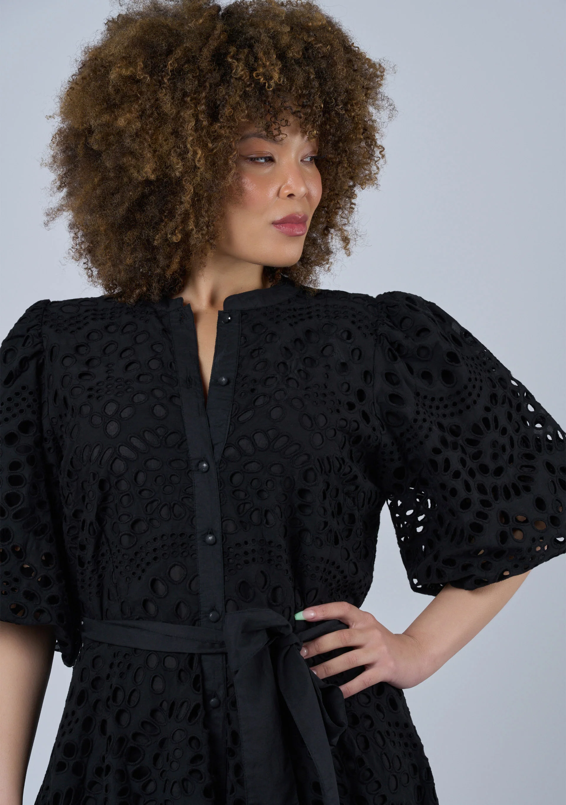 Claudia Broderie Dress - Image 6