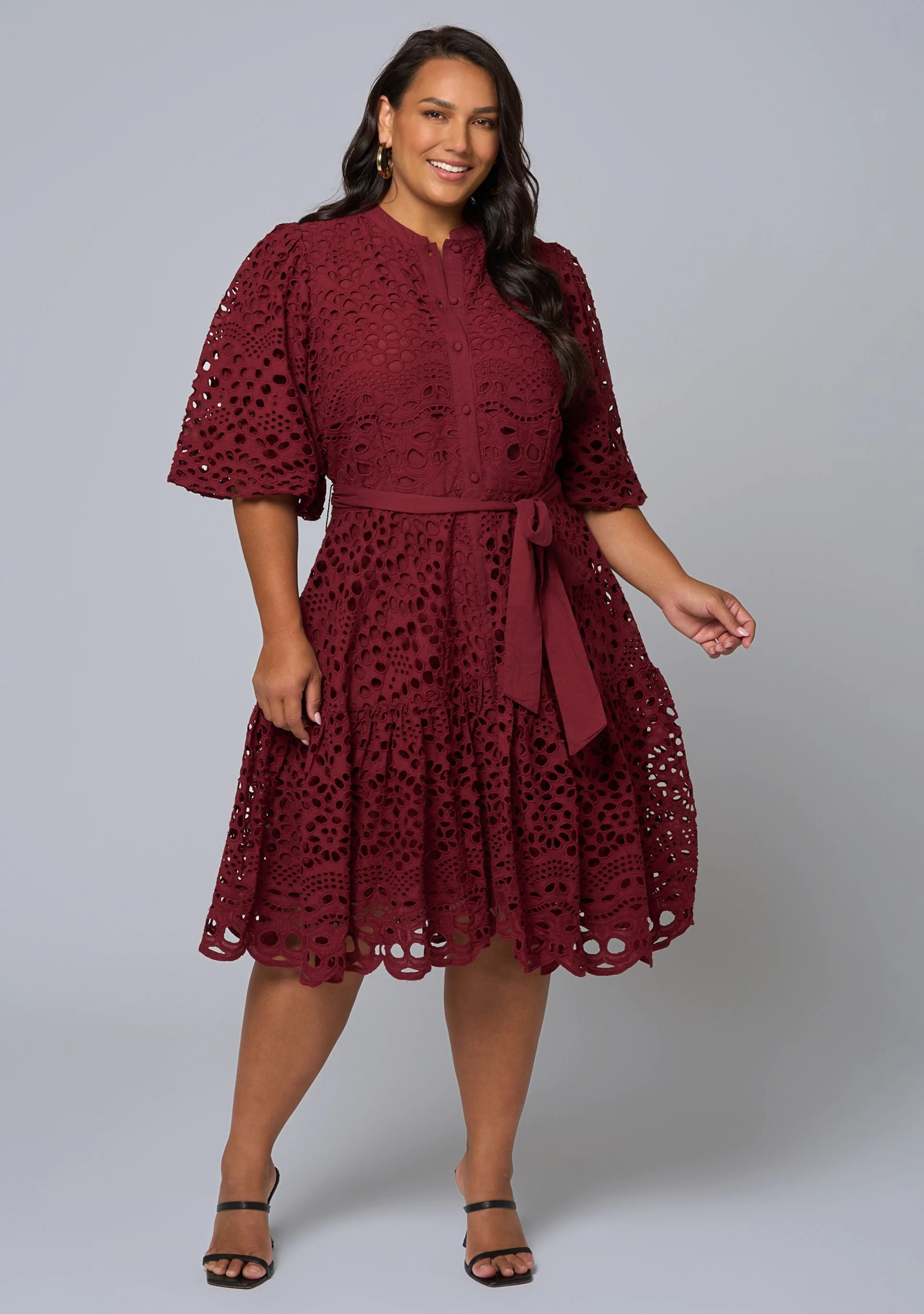 Claudia Broderie Dress - Image 2