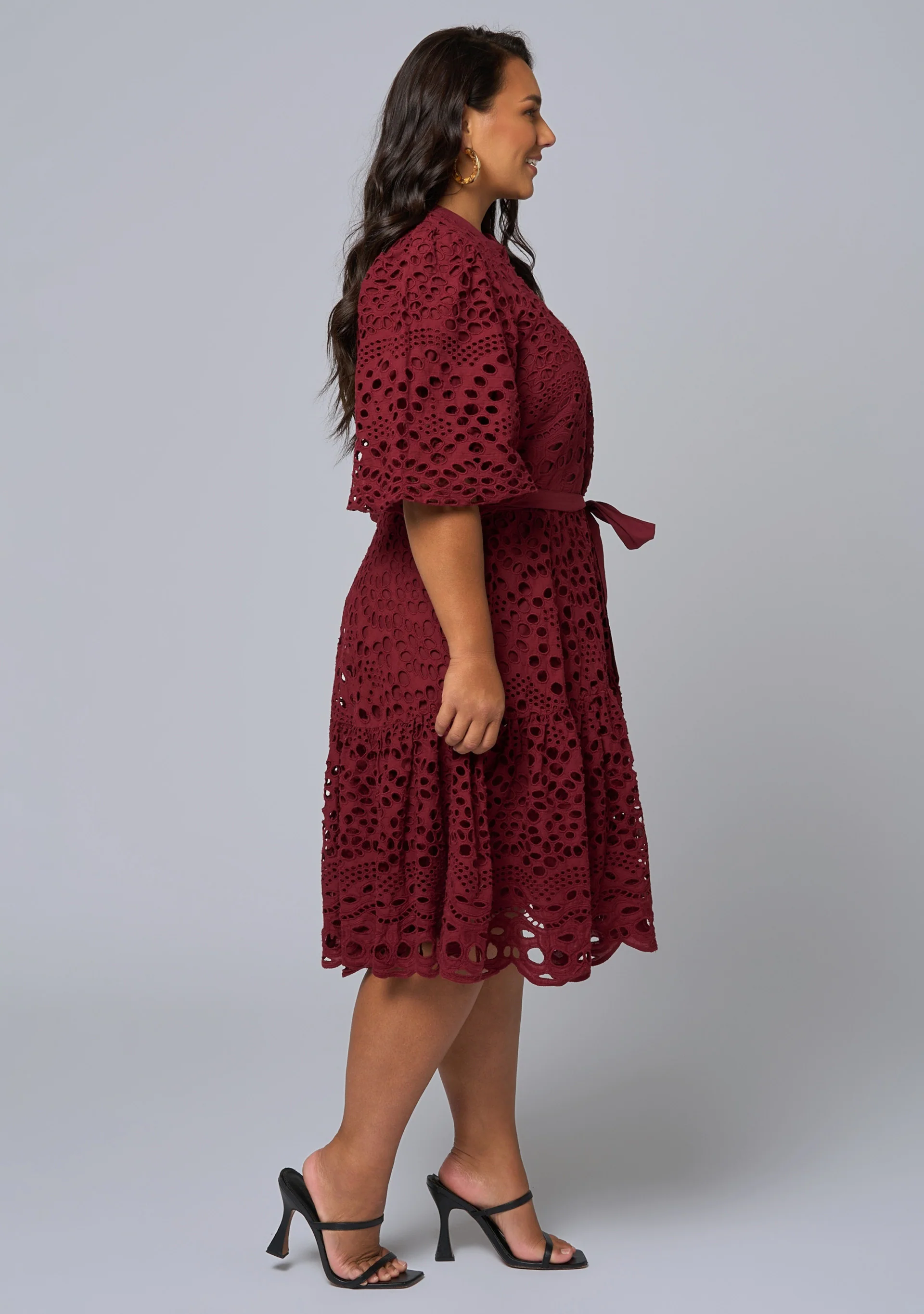 Claudia Broderie Dress - Image 4