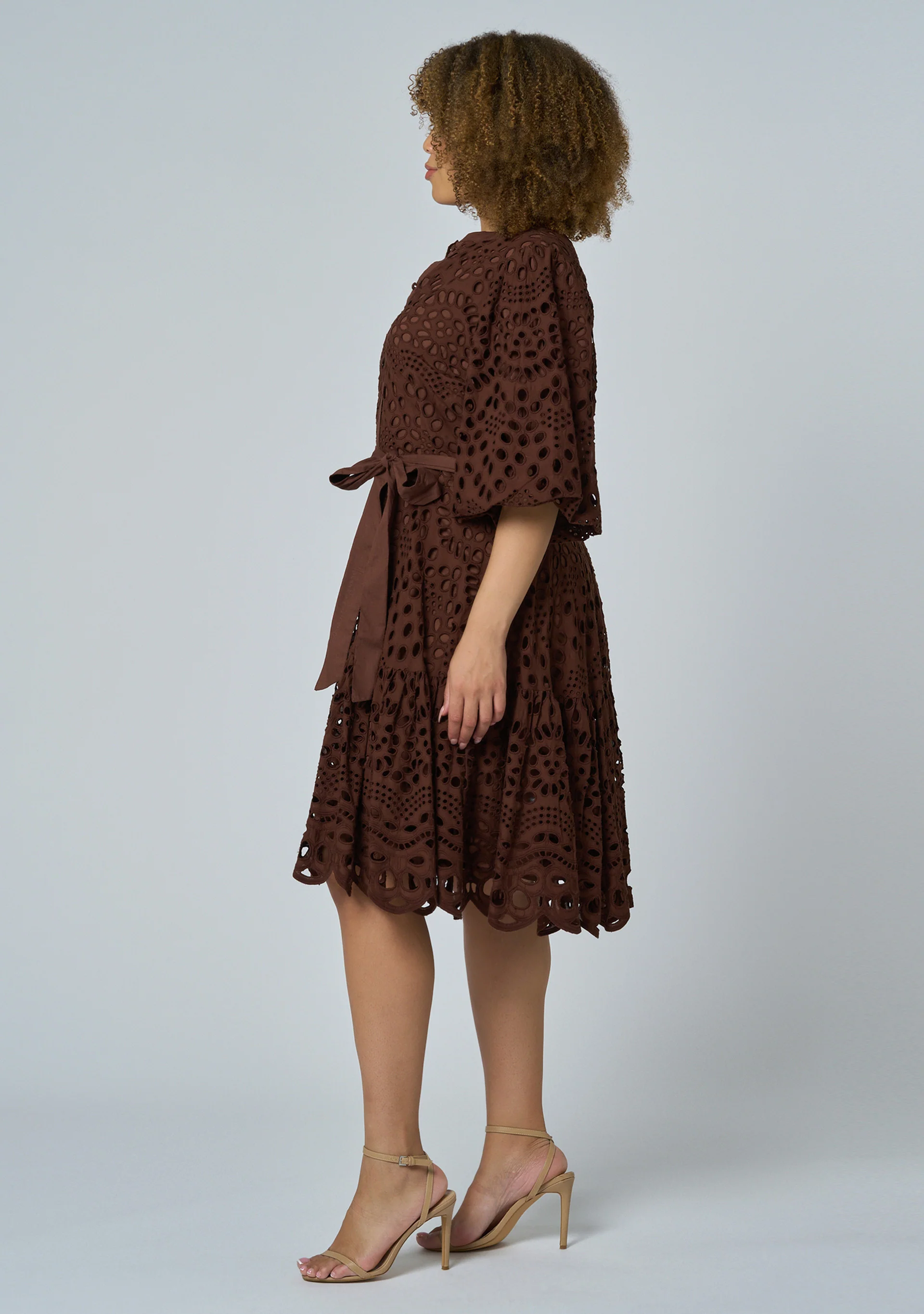 Claudia Broderie Dress - Image 4