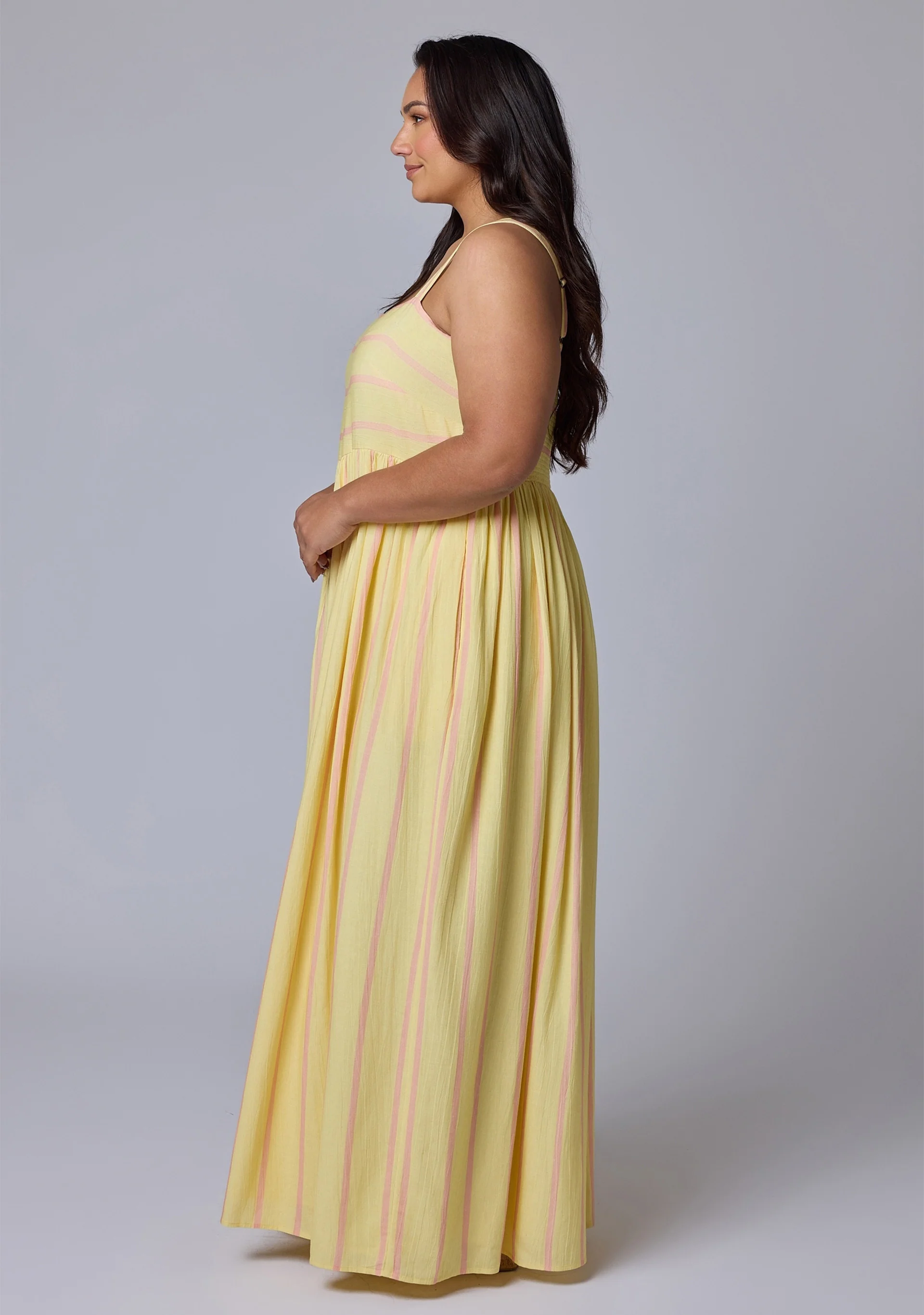 Daisy Stripe Maxi Dress - Image 4