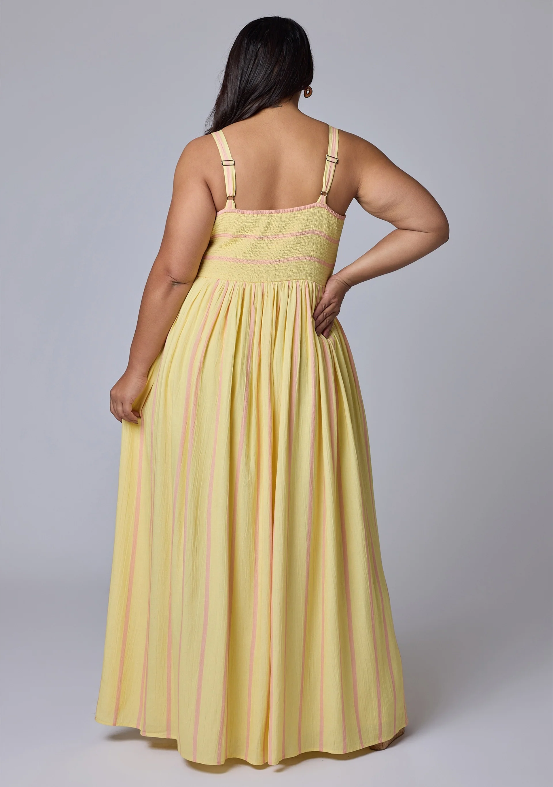 Daisy Stripe Maxi Dress - Image 5
