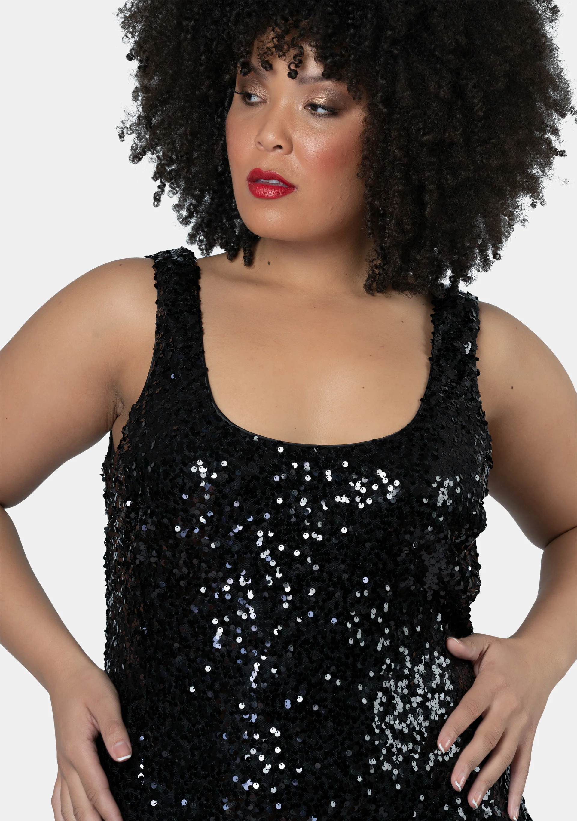 Desired Midi Sequin Dress - Image 5